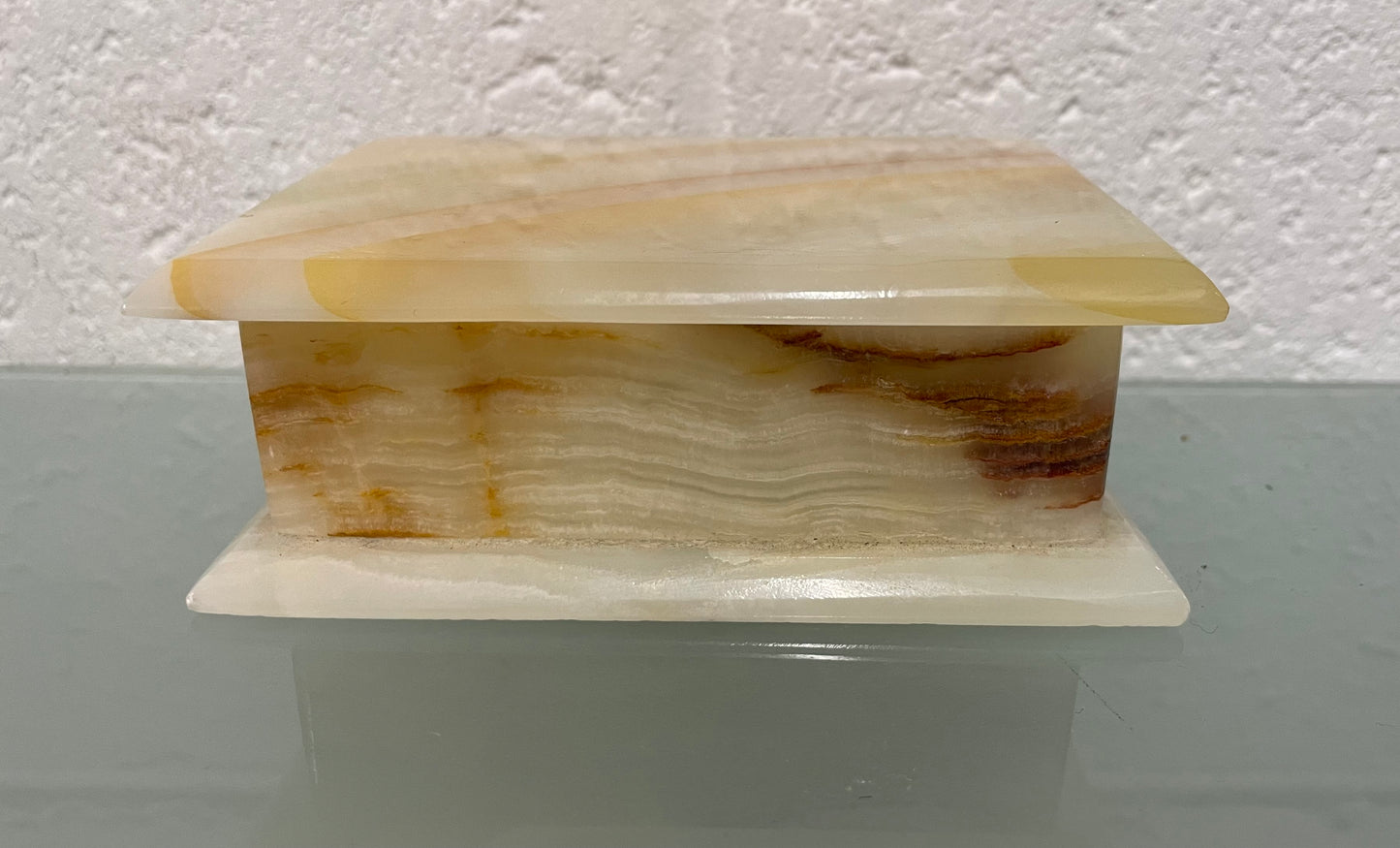 Beautiful Vintage Onyx Marble Trinket Box