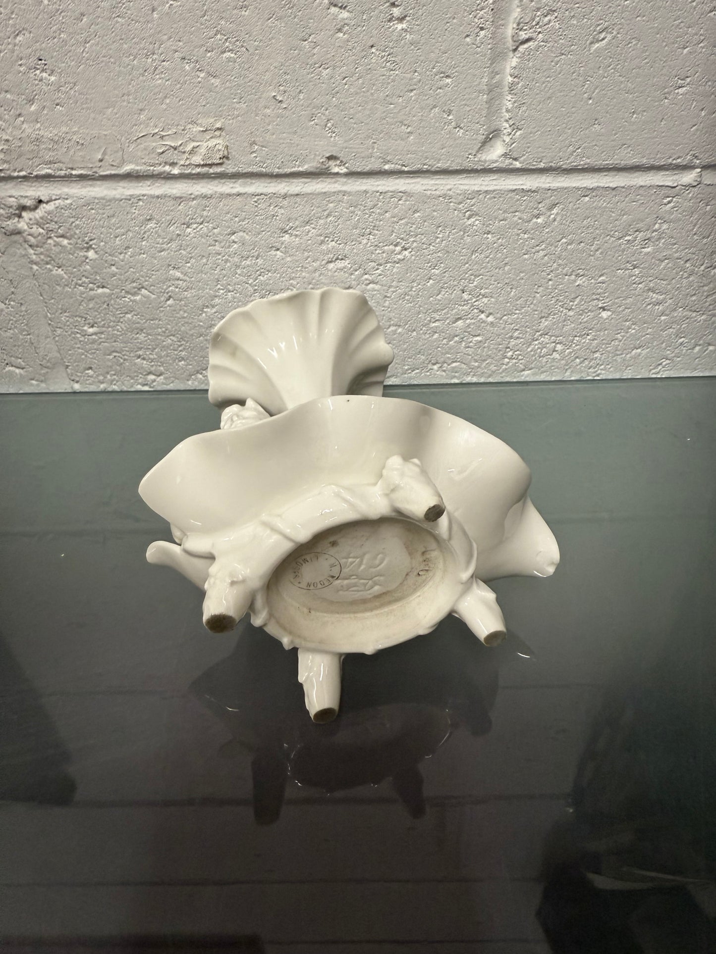 Antique Limoges Signed Cherub Vase