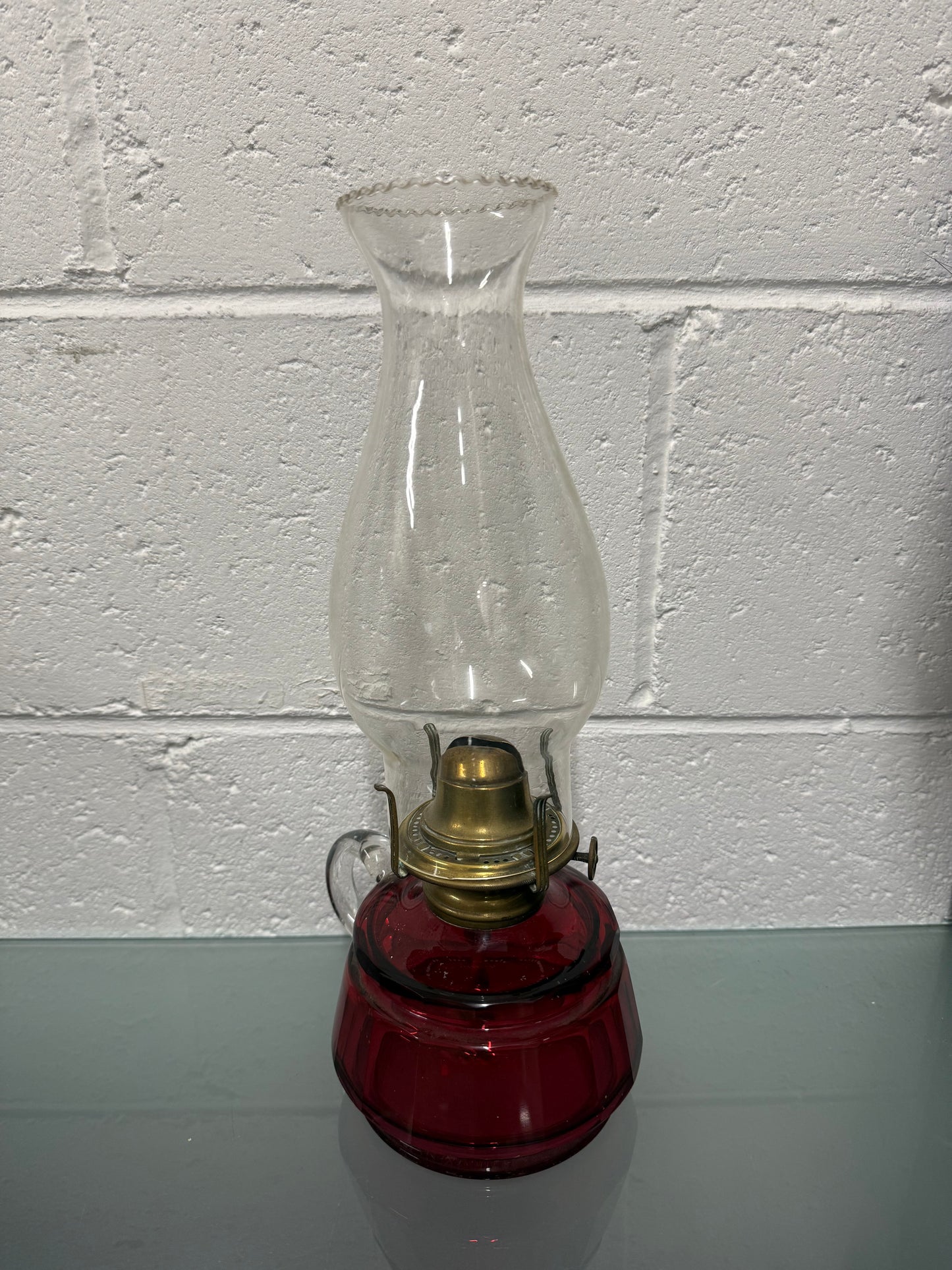 Victorian Glass Finger Lamp