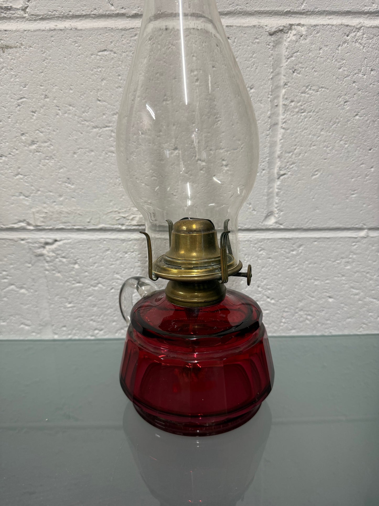 Victorian Glass Finger Lamp