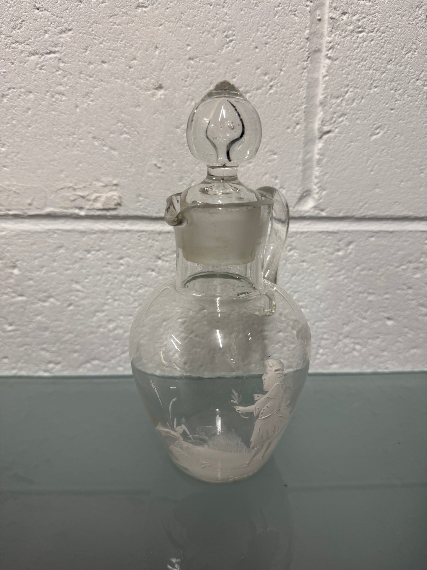 Antique Mary Gregory Decanter/Cruet