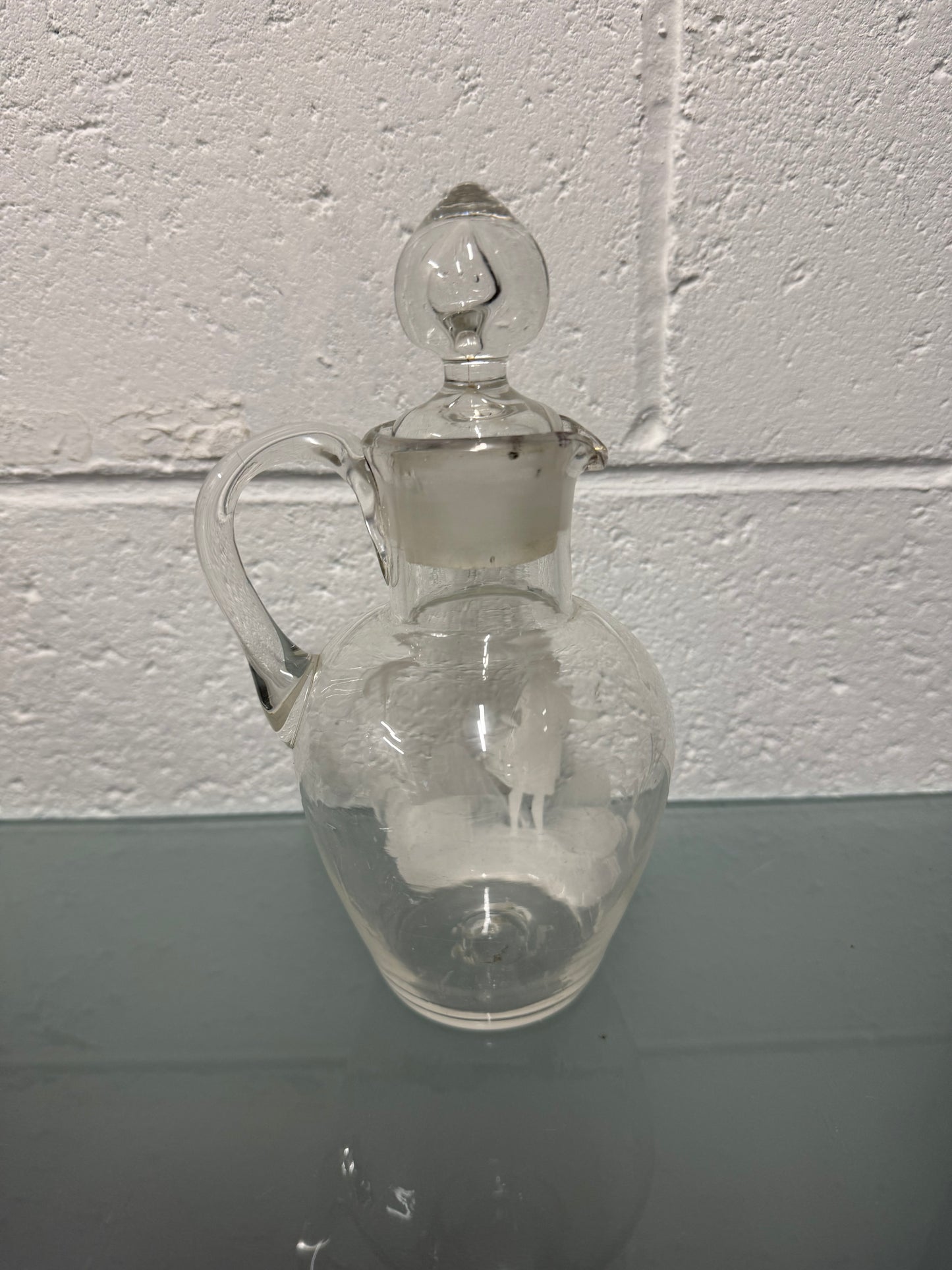 Antique Mary Gregory Decanter/Cruet