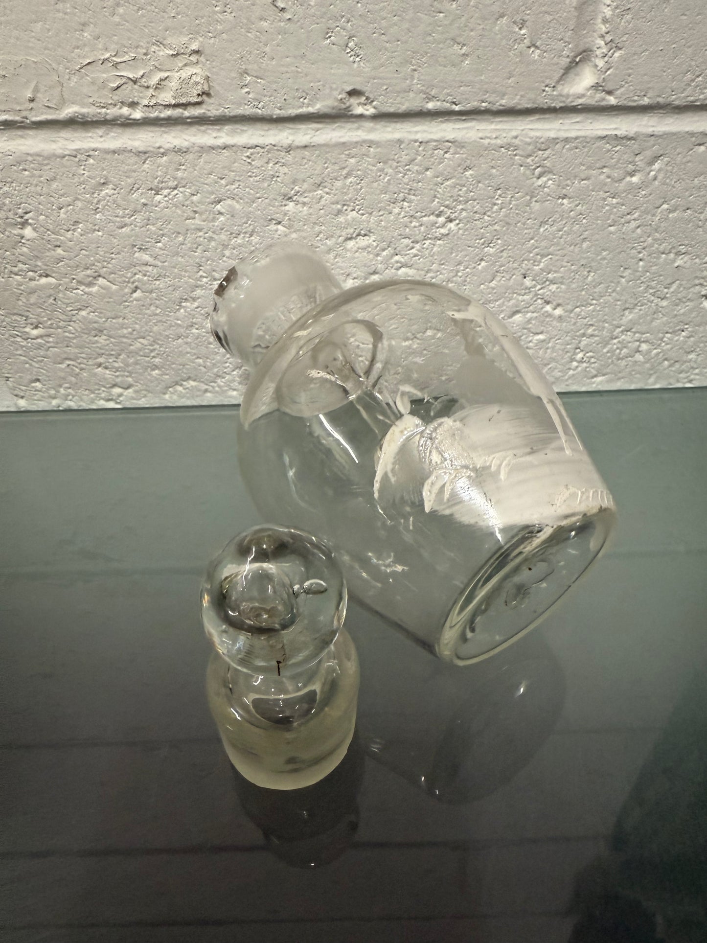 Antique Mary Gregory Decanter/Cruet