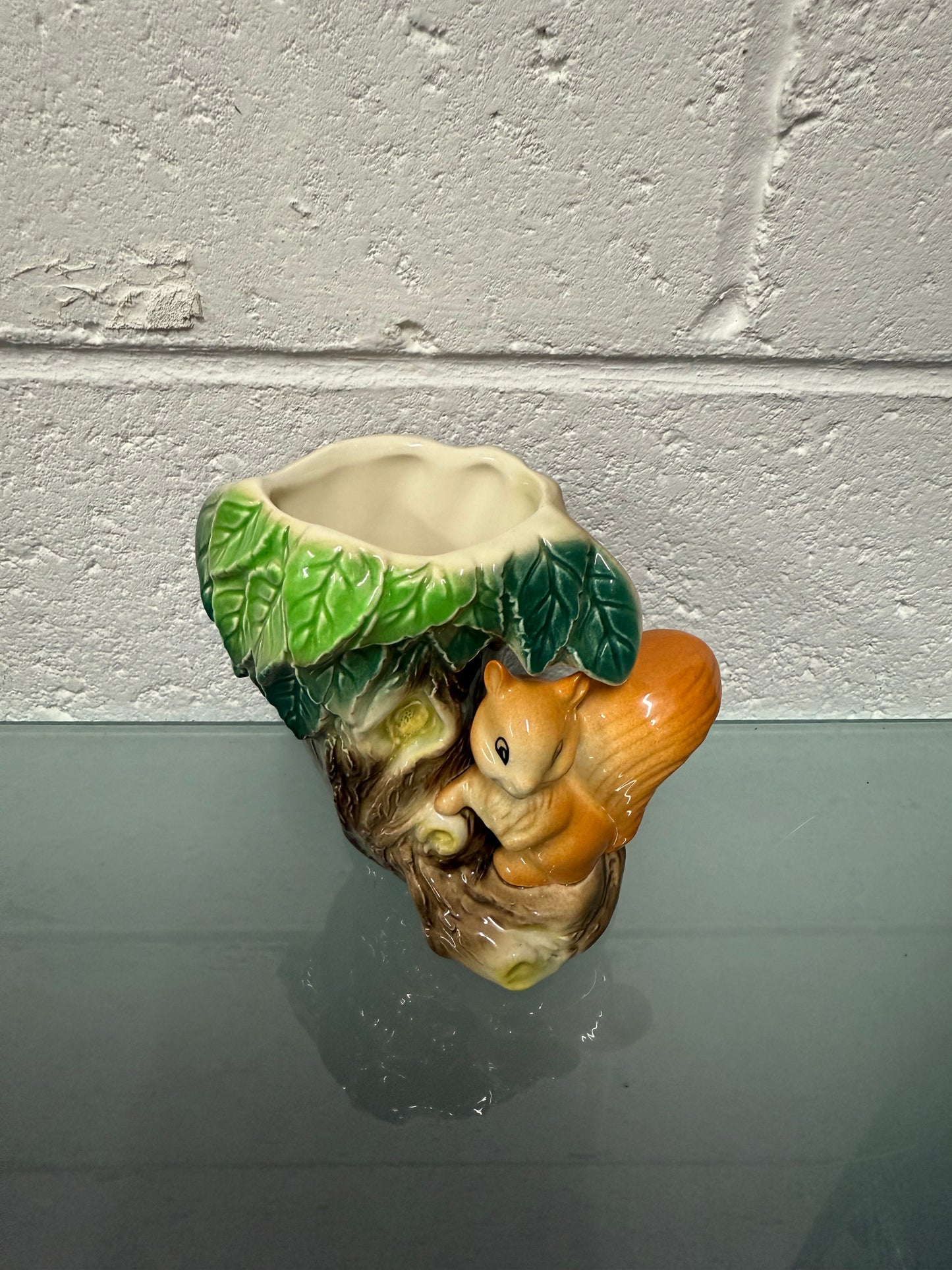 Vintage Squirrel Vase
