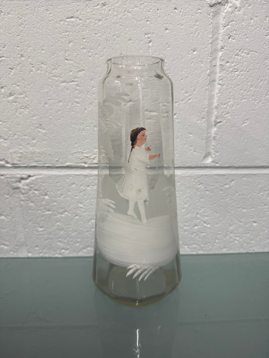 Antique Mary Gregory Glass Vase