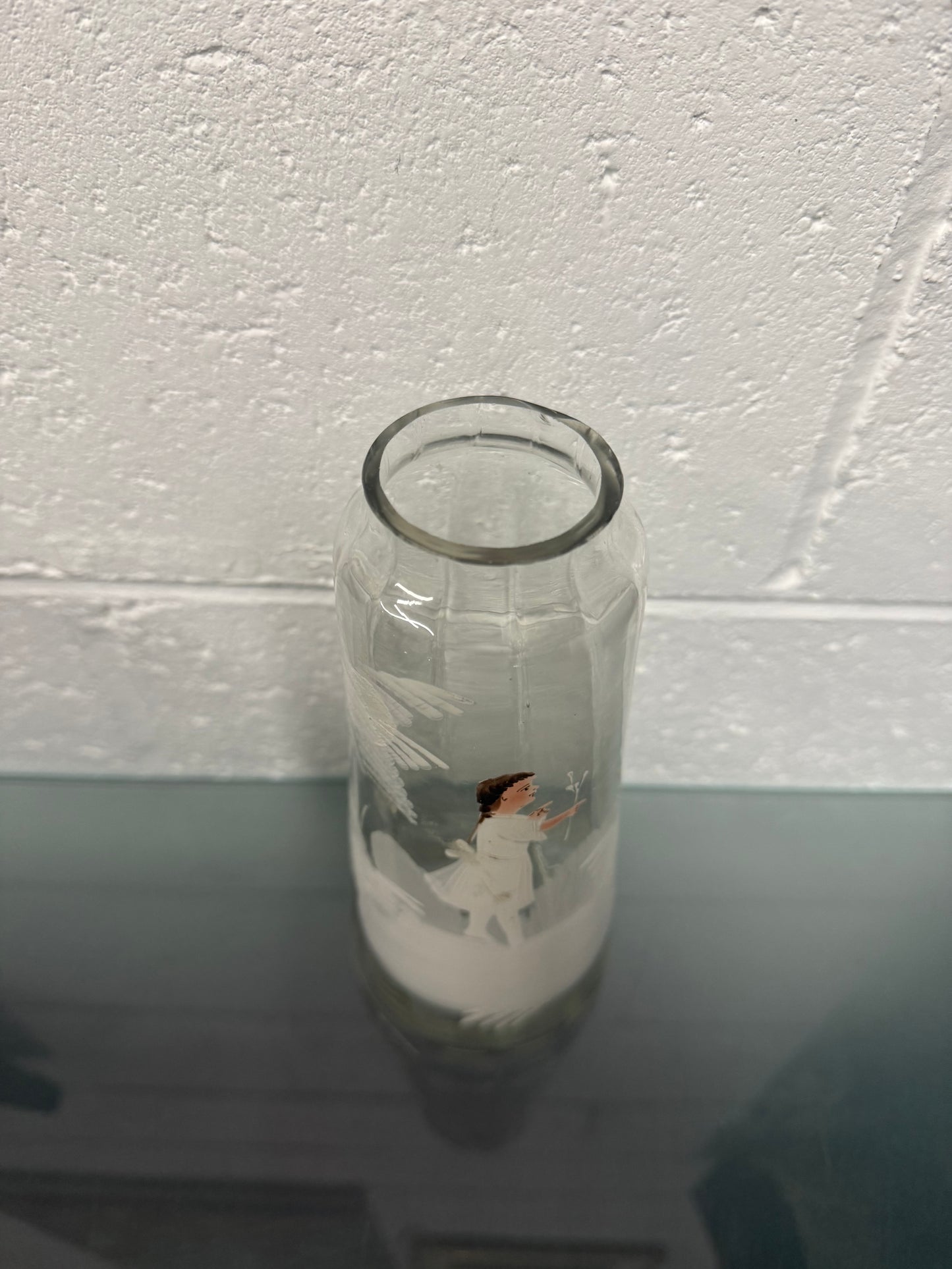 Antique Mary Gregory Glass Vase