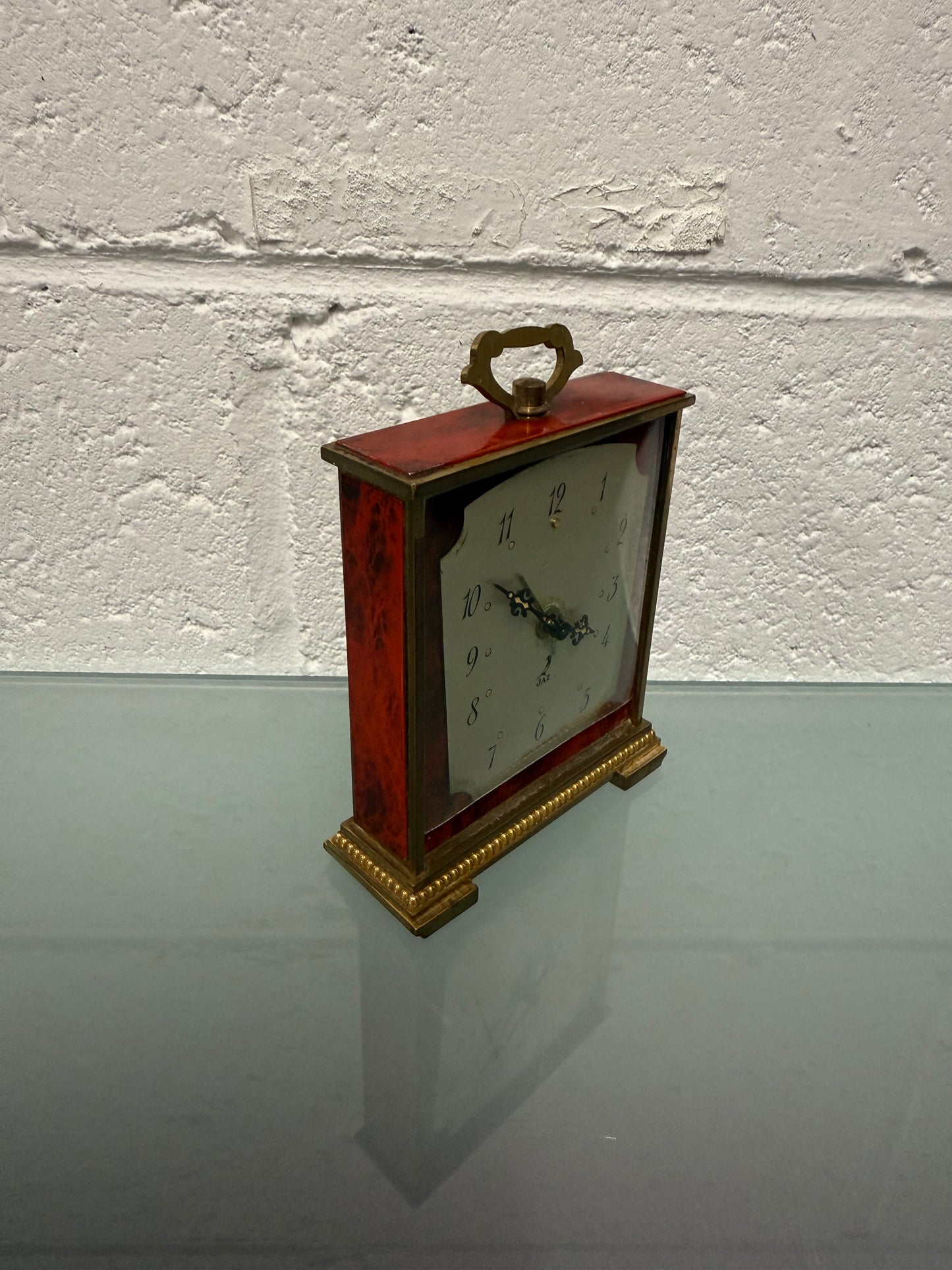 Art Deco French "Jaz" Alarm Travel Clock