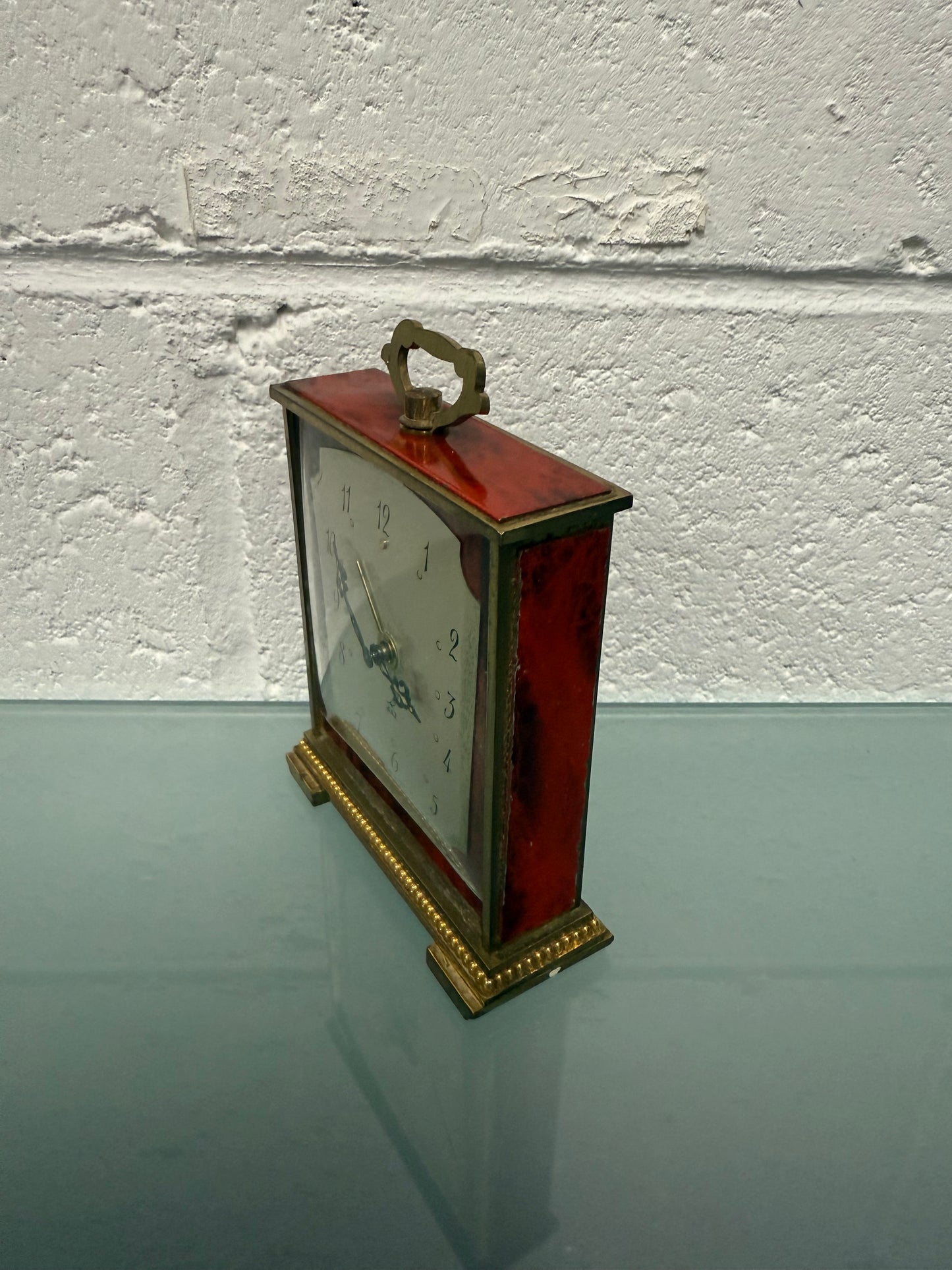 Art Deco French "Jaz" Alarm Travel Clock