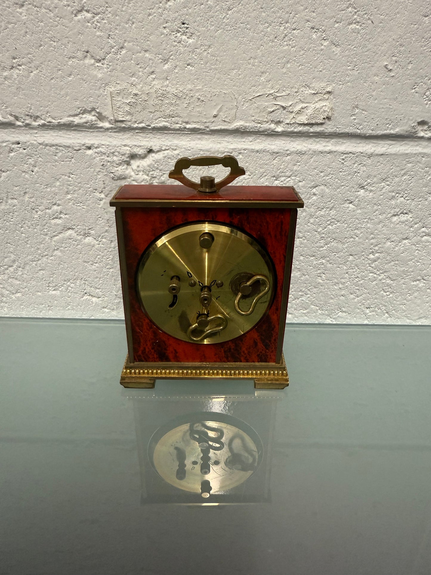 Art Deco French "Jaz" Alarm Travel Clock