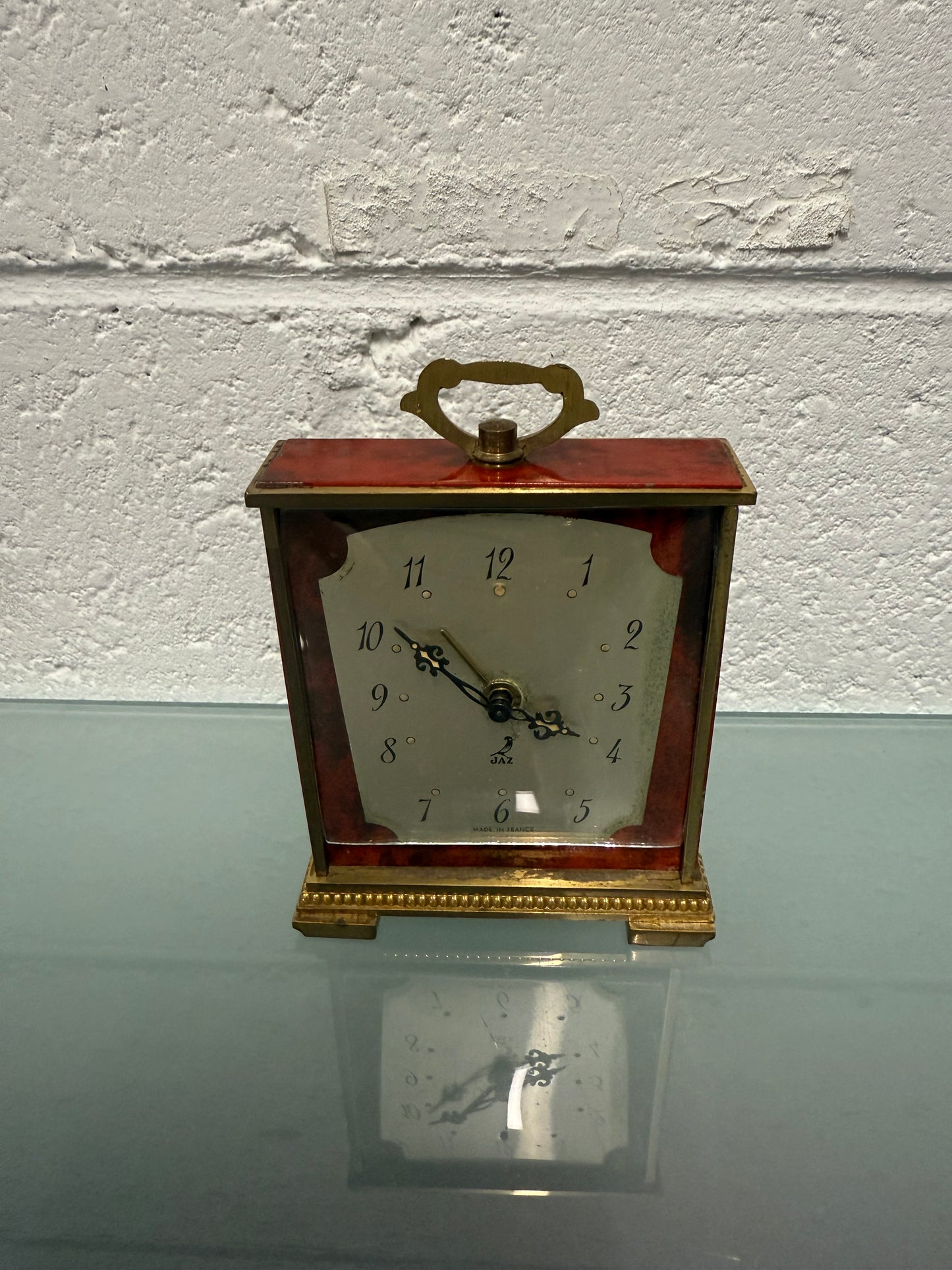 Art Deco French "Jaz" Alarm Travel Clock