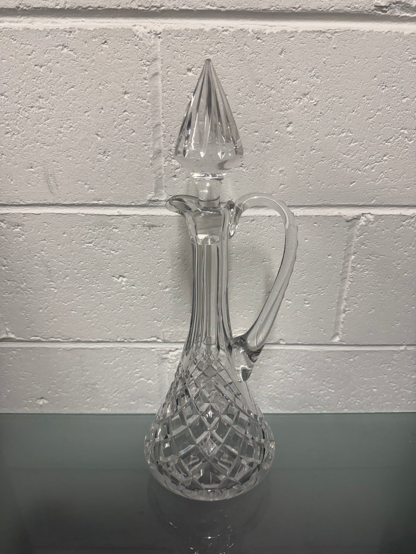 Vintage Crystal Decanter With Stopper
