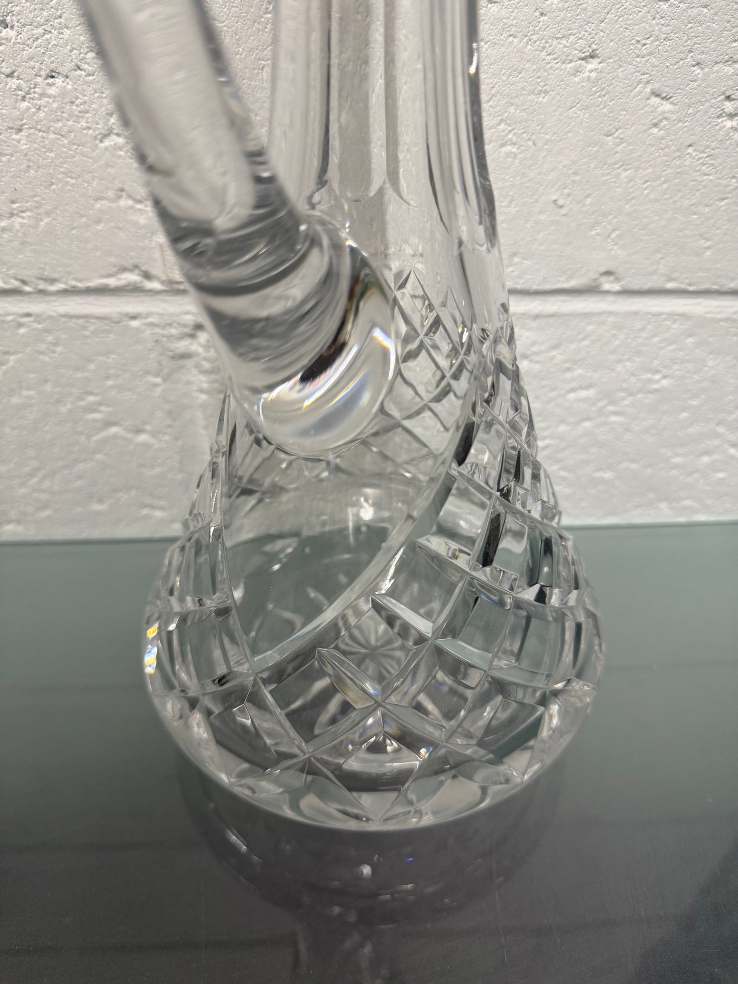 Vintage Crystal Decanter With Stopper