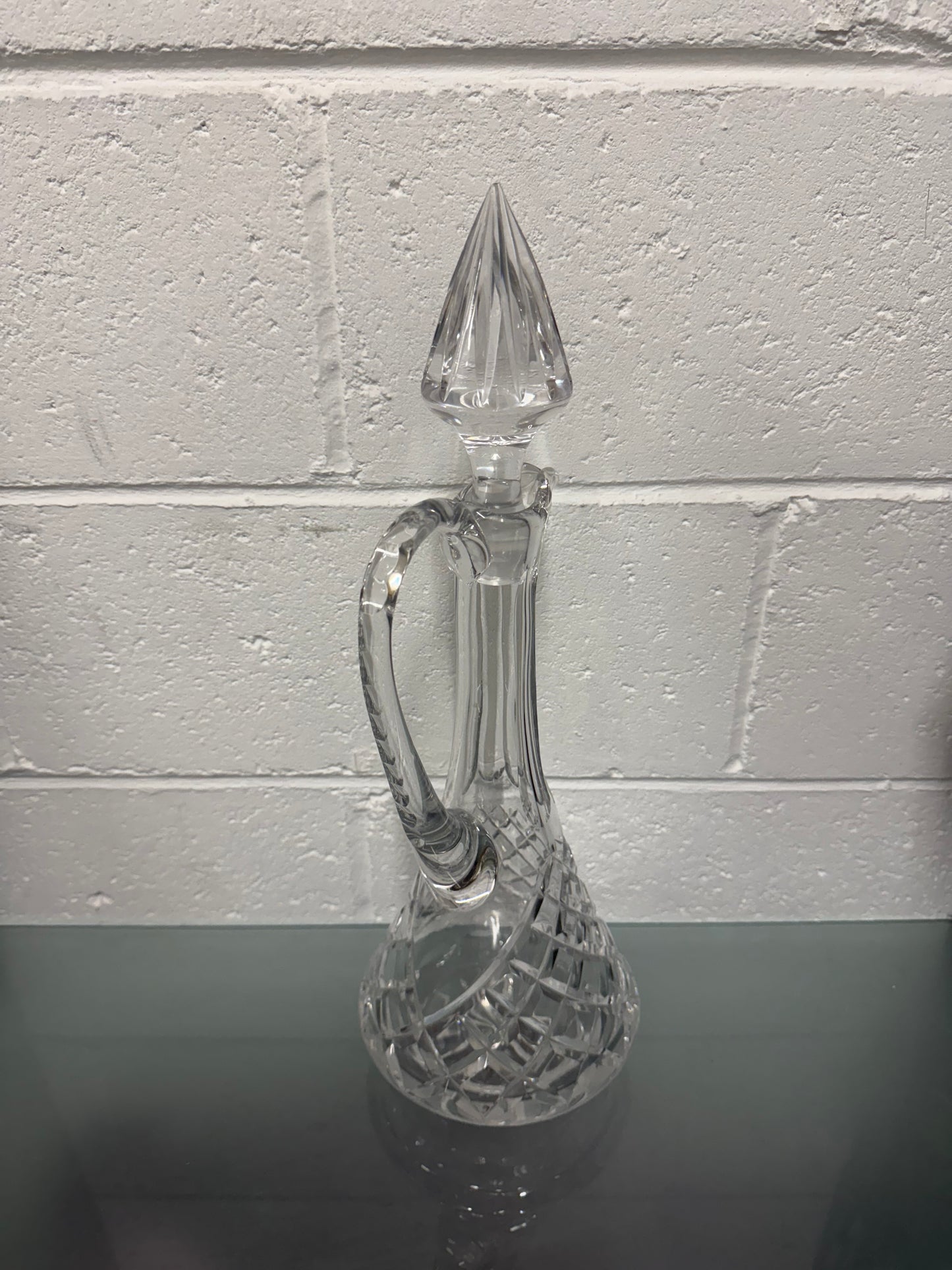 Vintage Crystal Decanter With Stopper