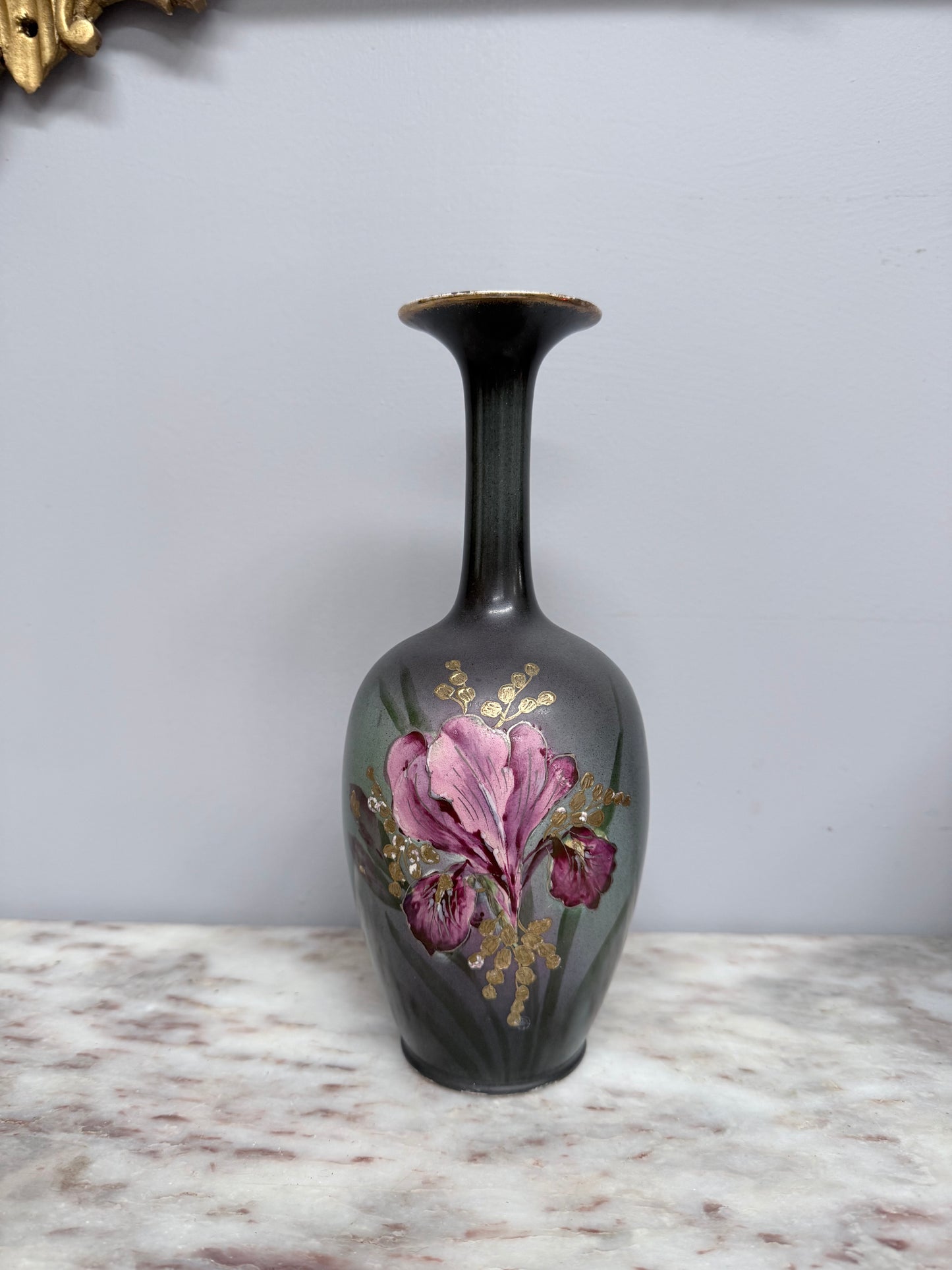 Vintage English Hand Painted Vase