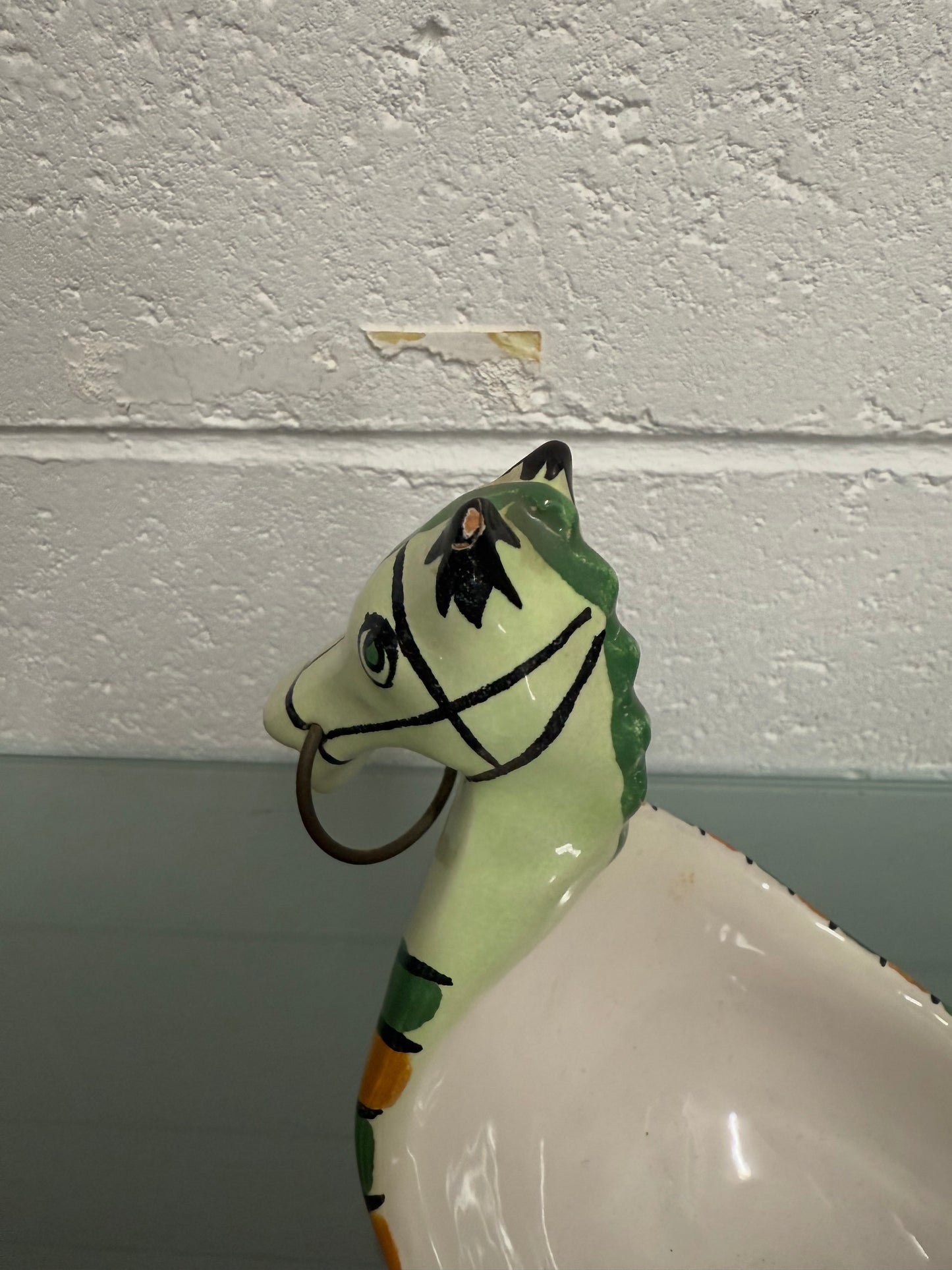 Vintage Bitossi Italian Horse Bowl AF