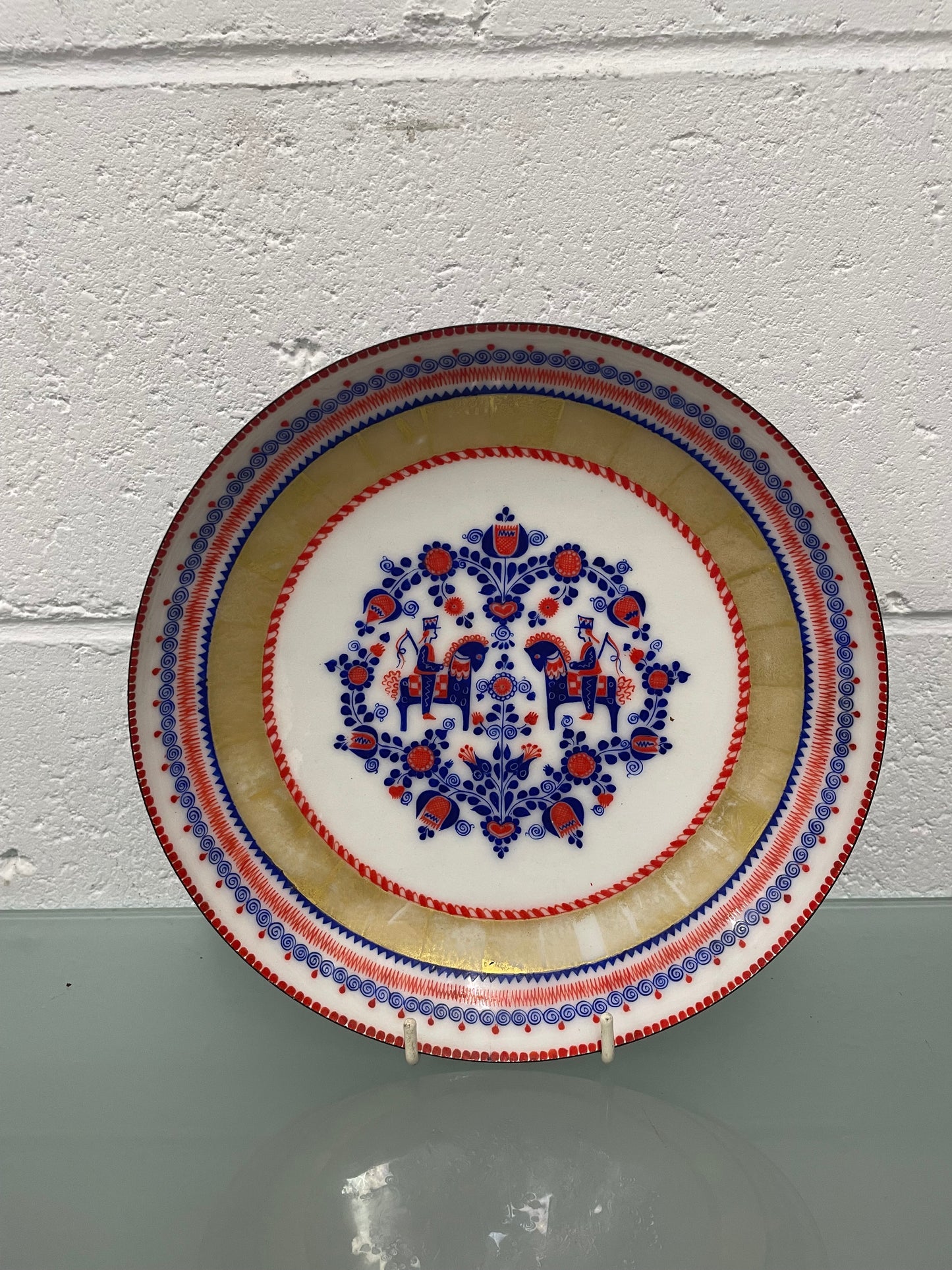 Austrian Steinbock Enamel Bowl