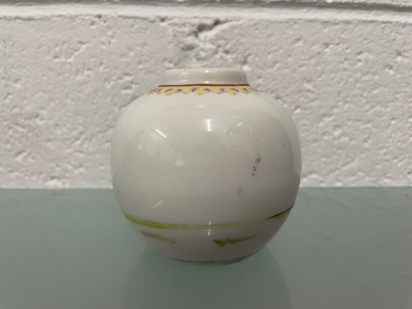 Vintage Miniature Hand Painted Chinese Pot