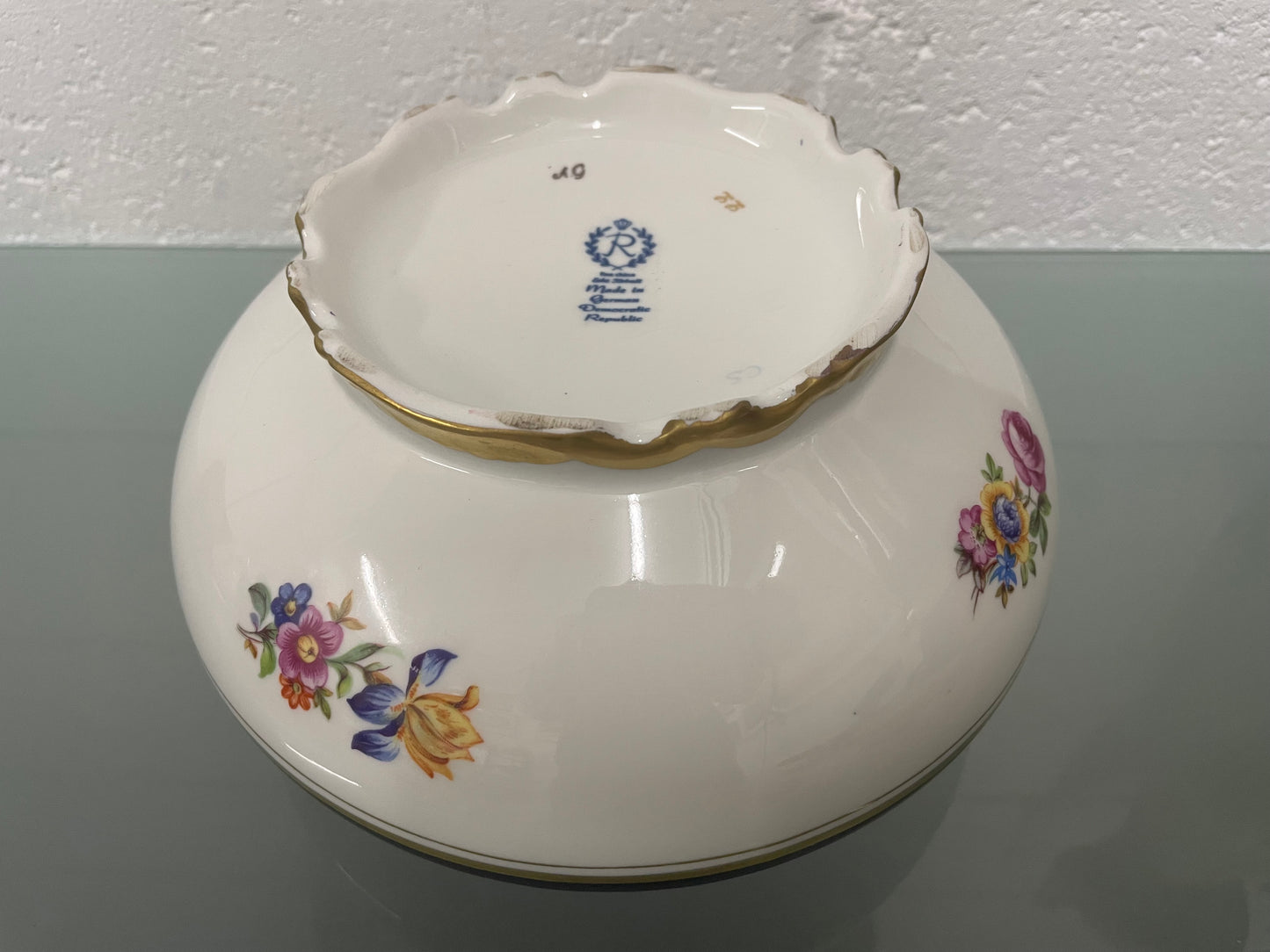 Reichenbach Baroque Cobalt Blue Serving Tray & Tureen