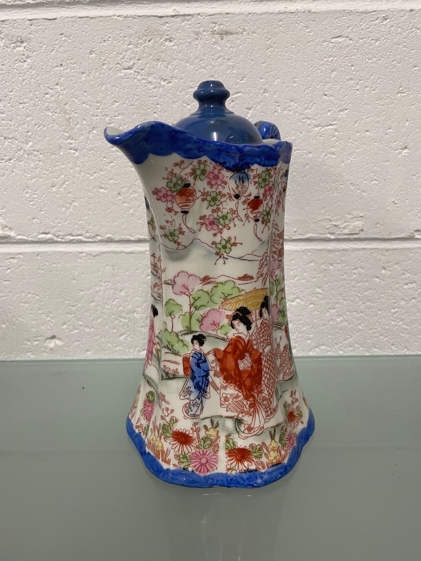 Vintage Hand Painted Coffee Pot