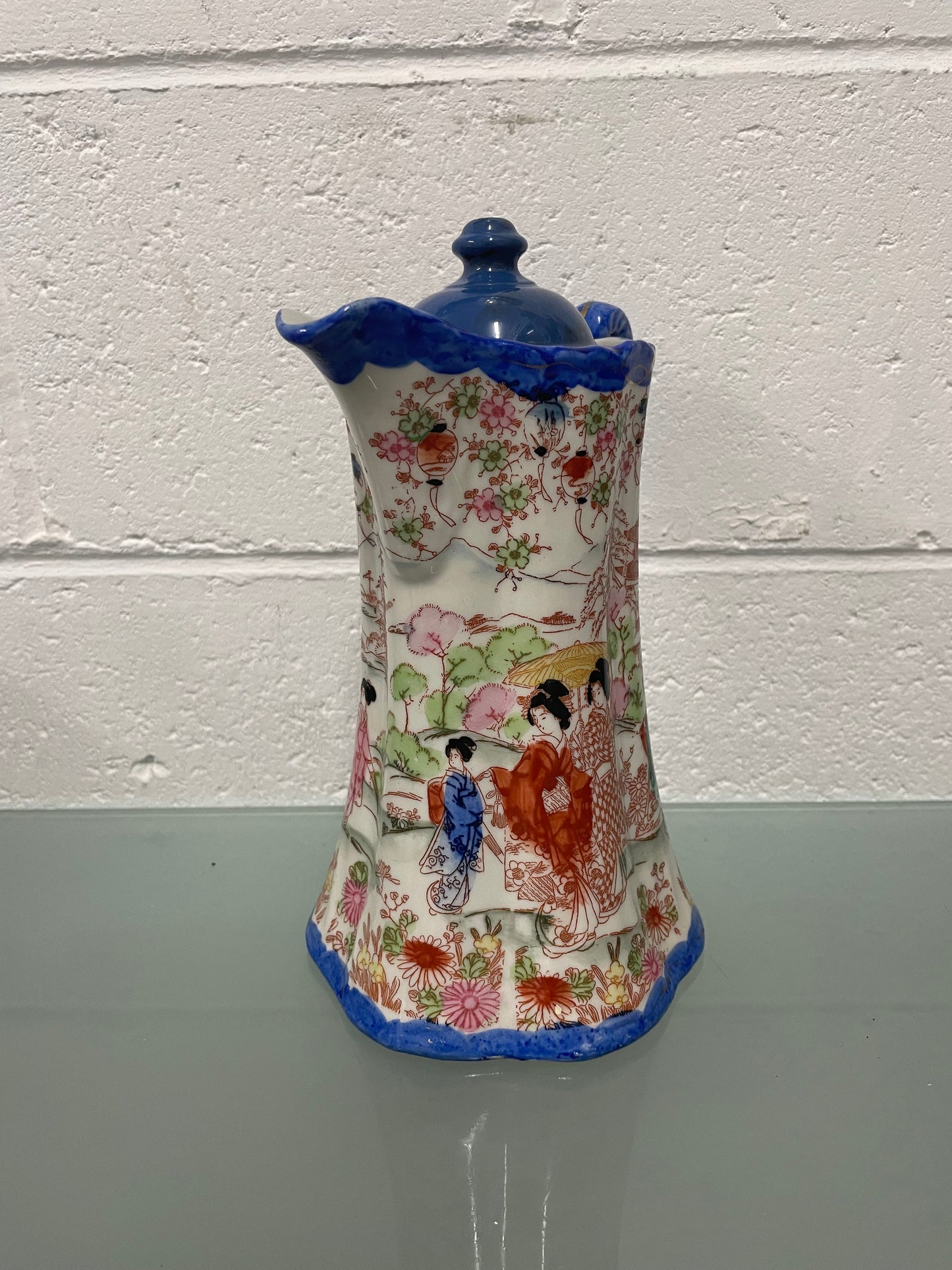 Vintage Hand Painted Coffee Pot