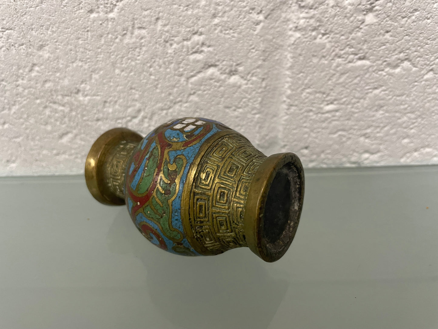 Antique Miniature Cloisonné Vase