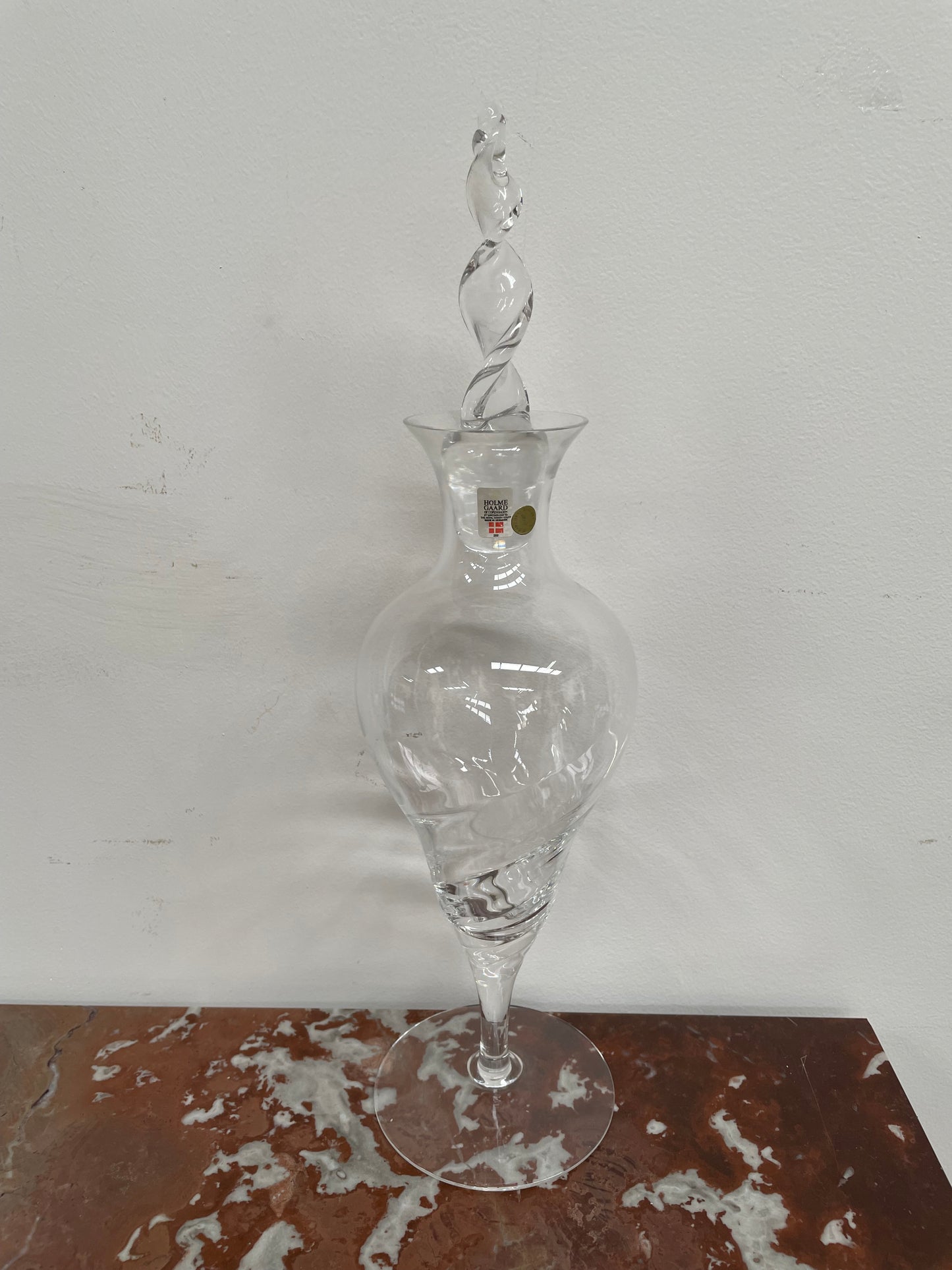Vintage "Xanadu" Arje Griegst Glass Decanter from Holmegaard