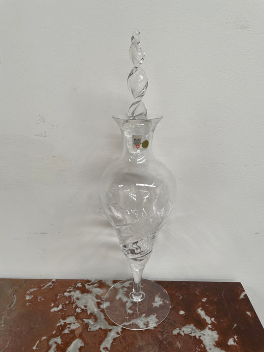 Vintage "Xanadu" Arje Griegst Glass Decanter from Holmegaard