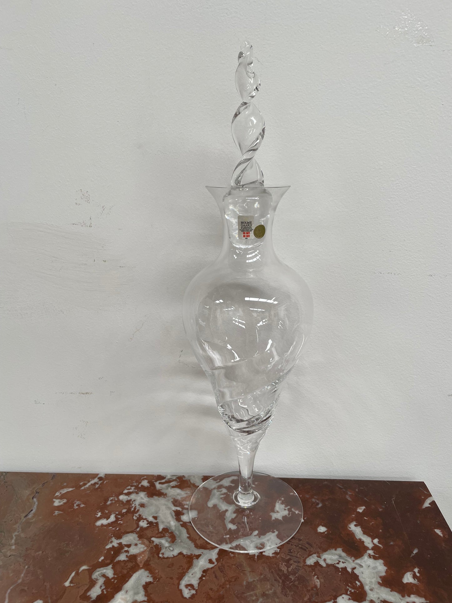 Vintage "Xanadu" Arje Griegst Glass Decanter from Holmegaard
