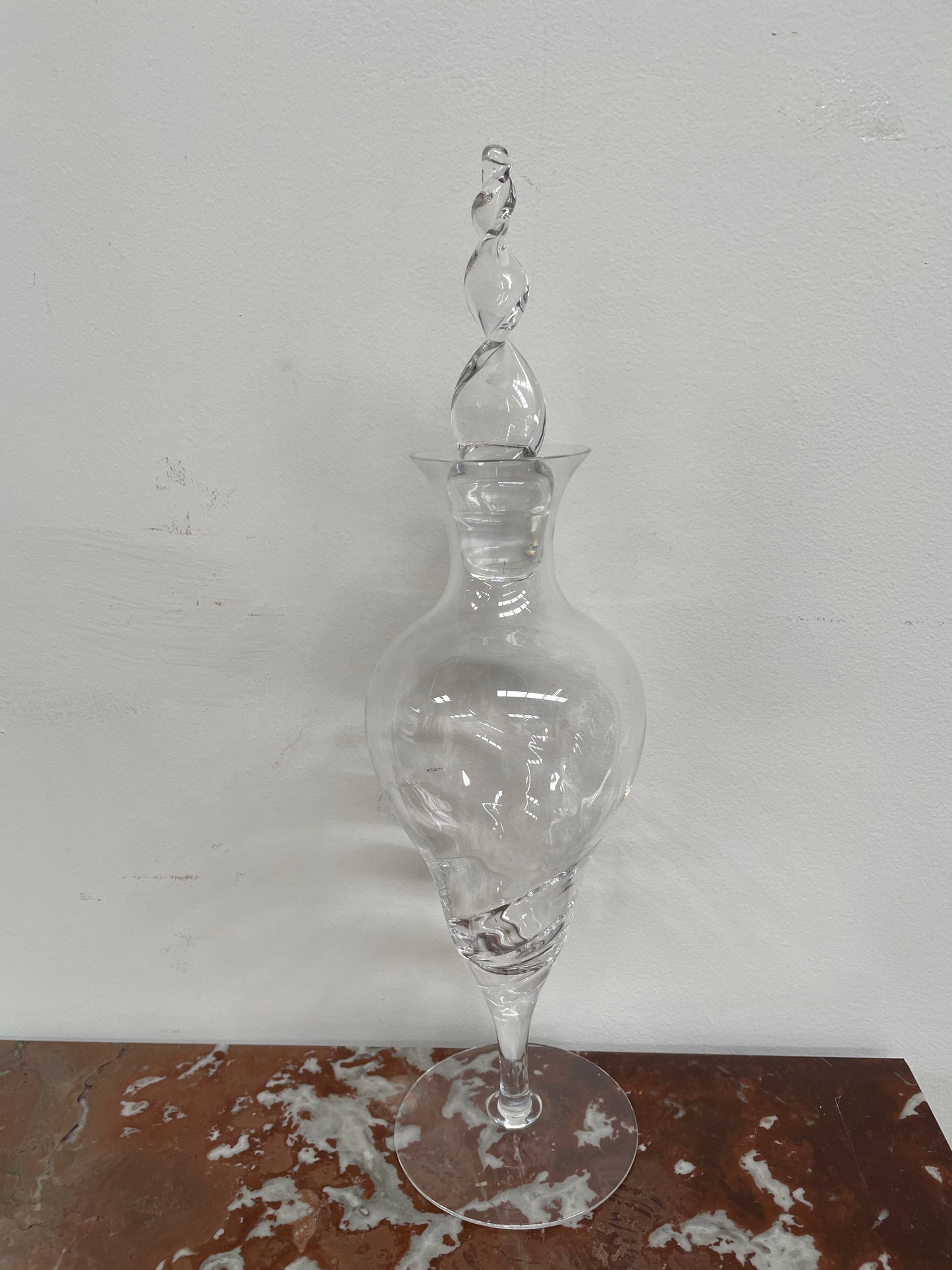 Vintage "Xanadu" Arje Griegst Glass Decanter from Holmegaard