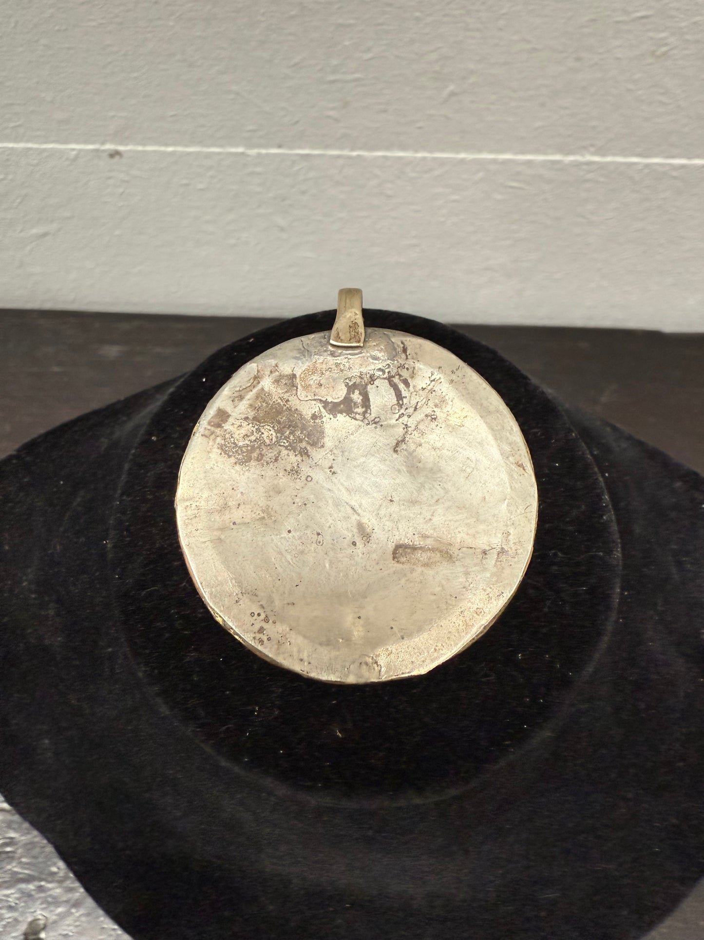 Vintage Asian Silver Buddhist Pendant