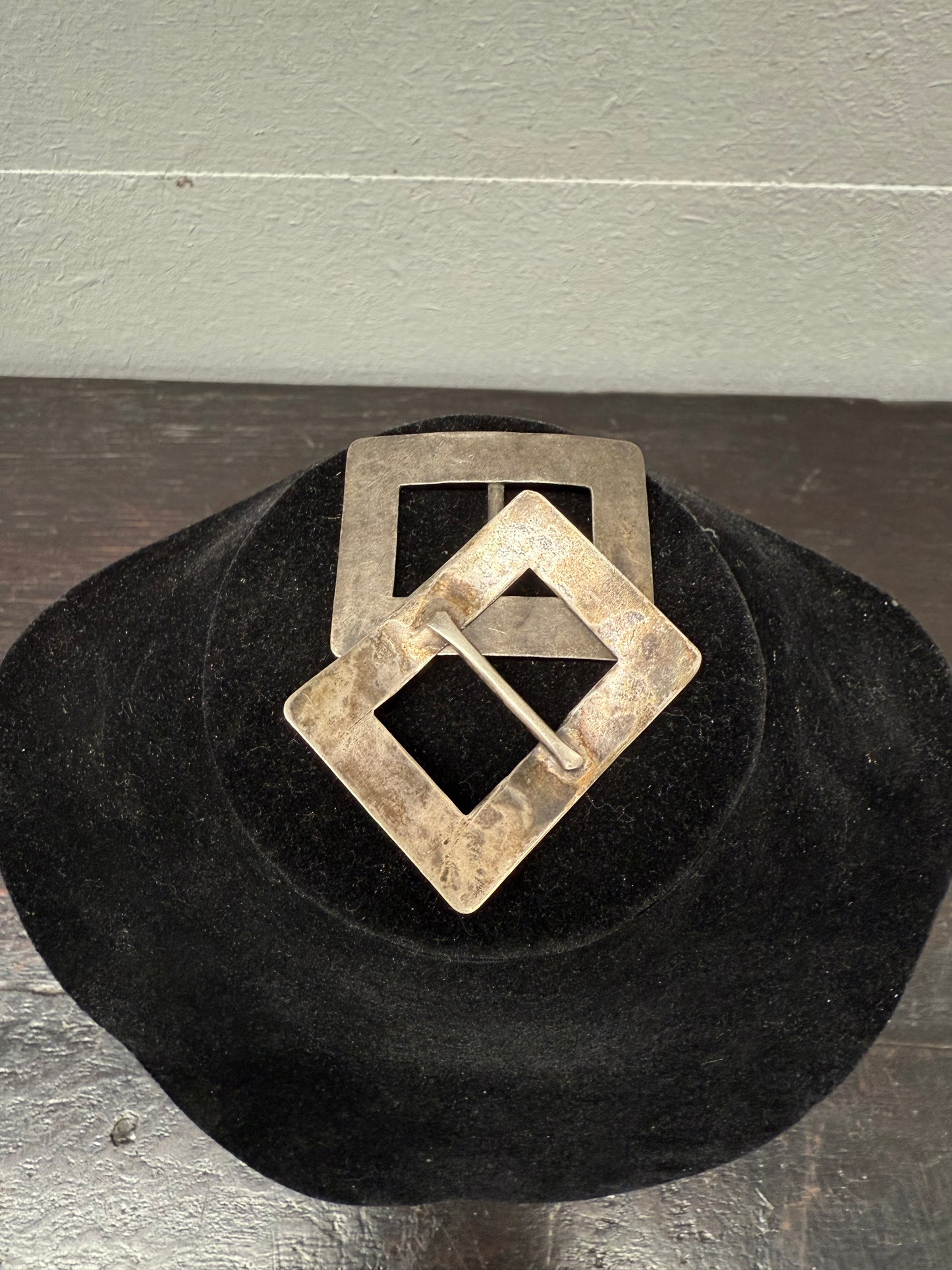 Pair Of Antique Slider Shoe Buckles