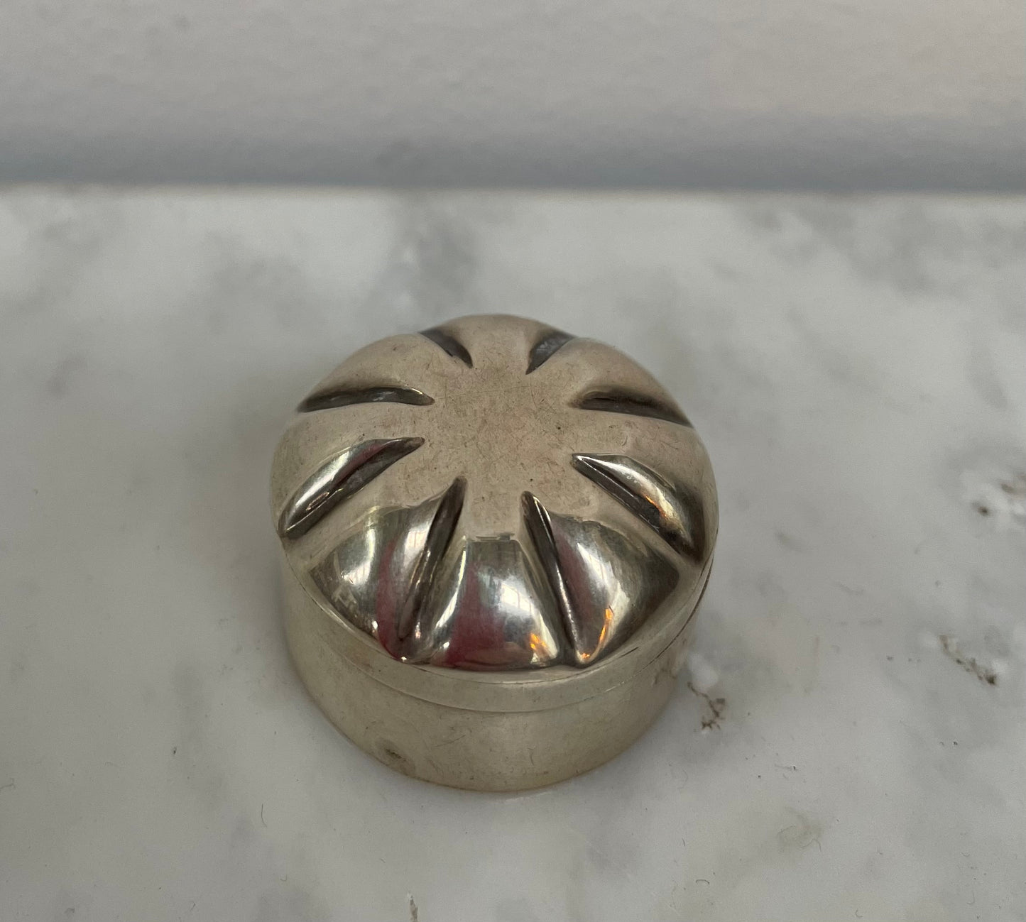 Sterling Silver Pill / Trinket Box