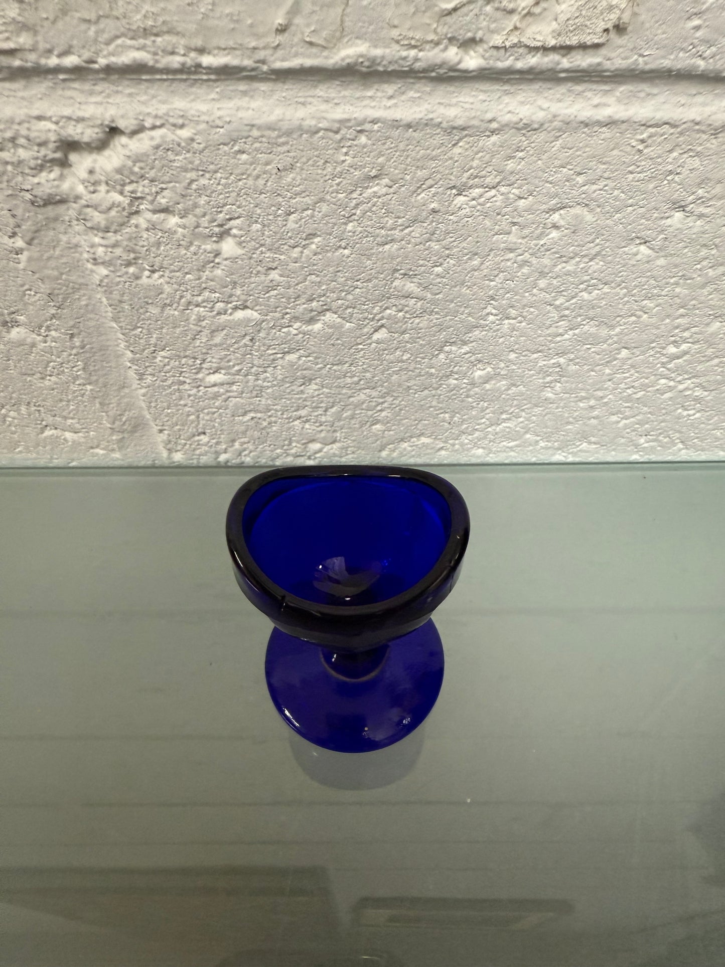 Antique Blue Glass Eye Washer