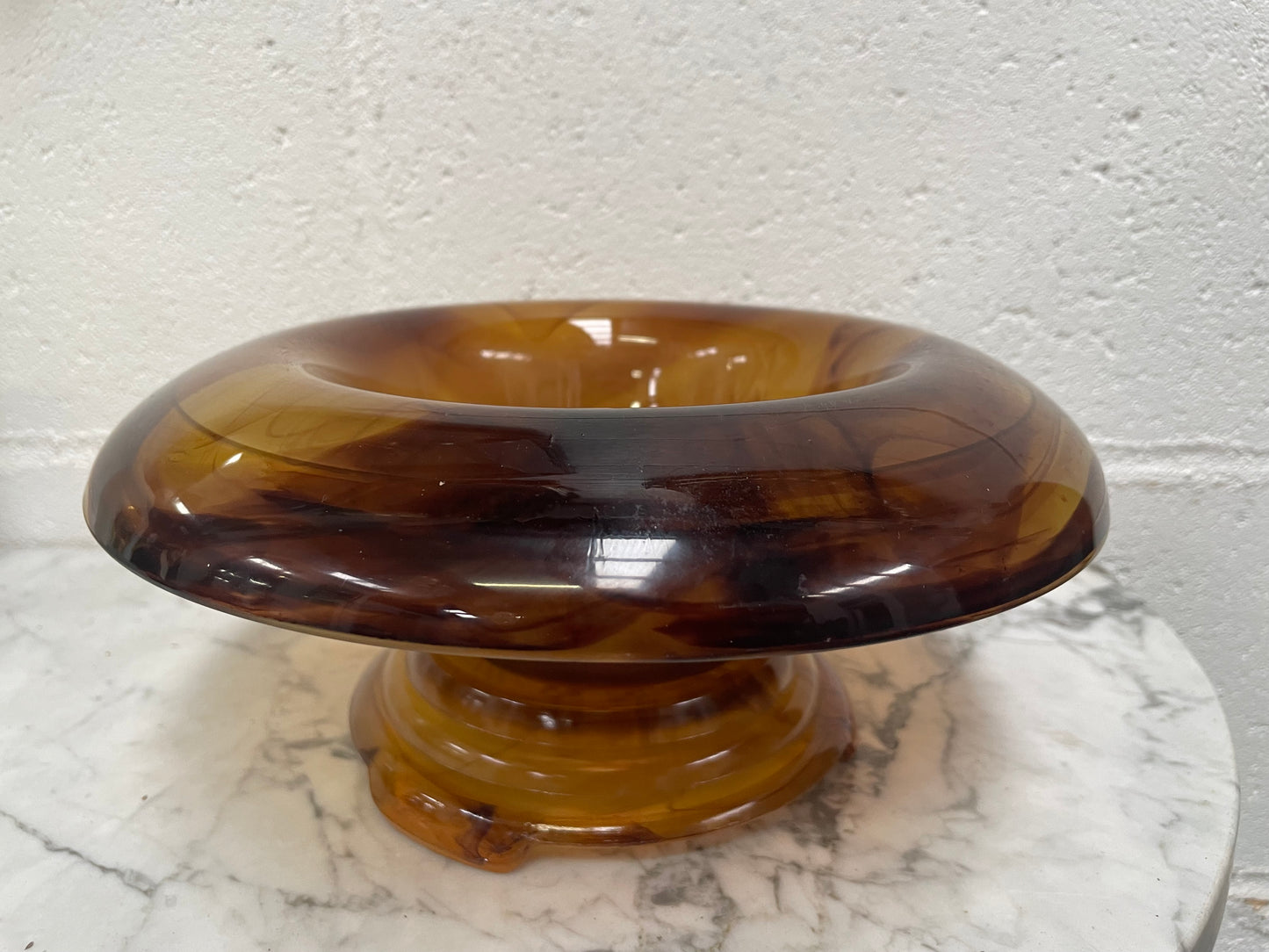 Art Deco Glass Bowl/Insert/Stand