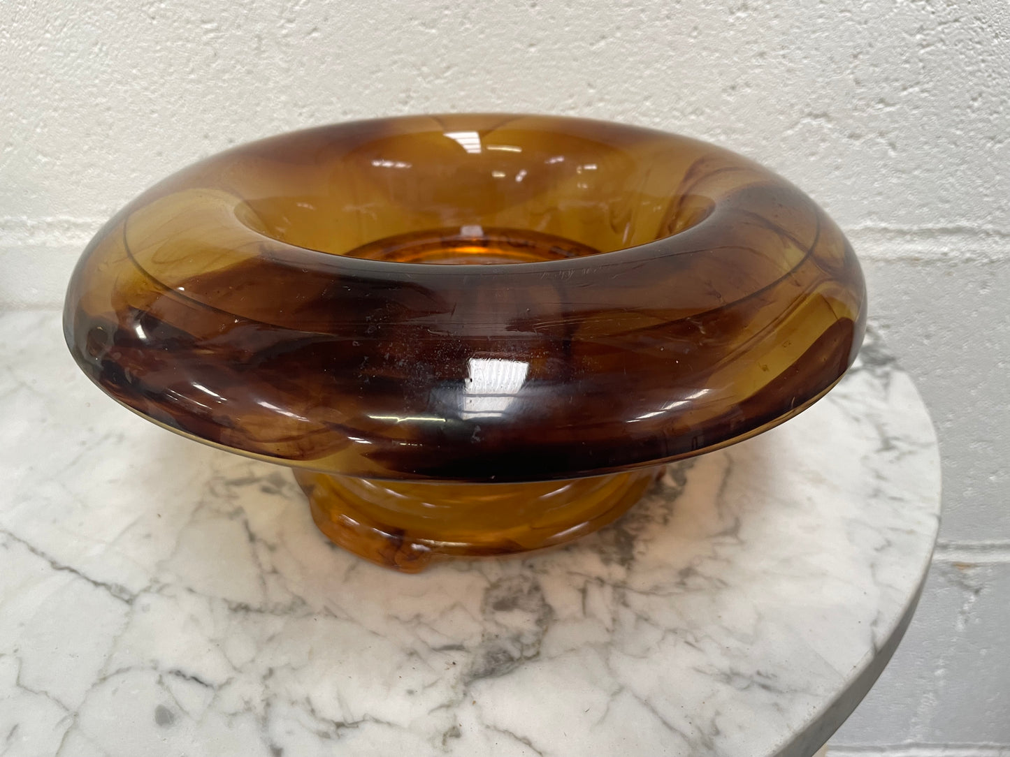 Art Deco Glass Bowl/Insert/Stand