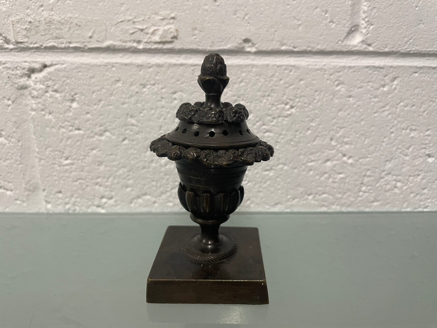 Victorian Bronze Miniature Incense Burner