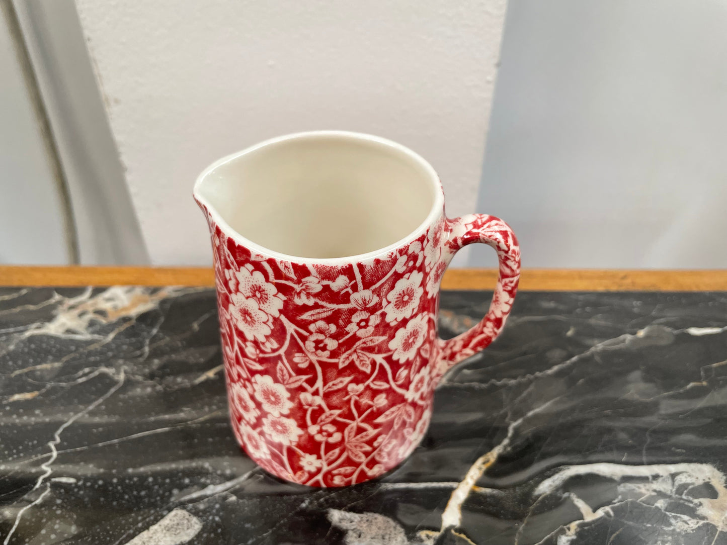 Burleigh Red Calico 1/4 Pint Jug