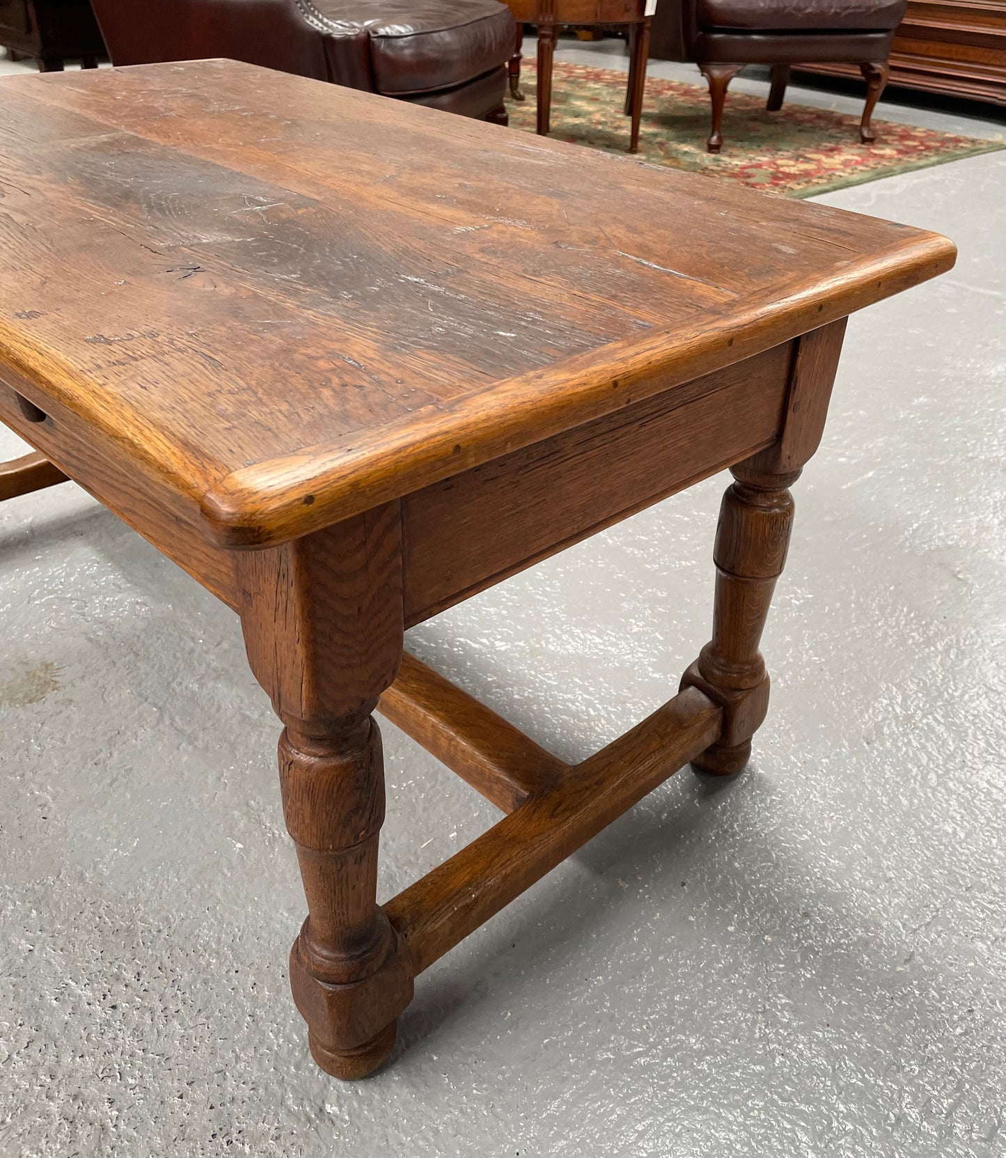 Rustic Reclaimed French Oak Coffee Table