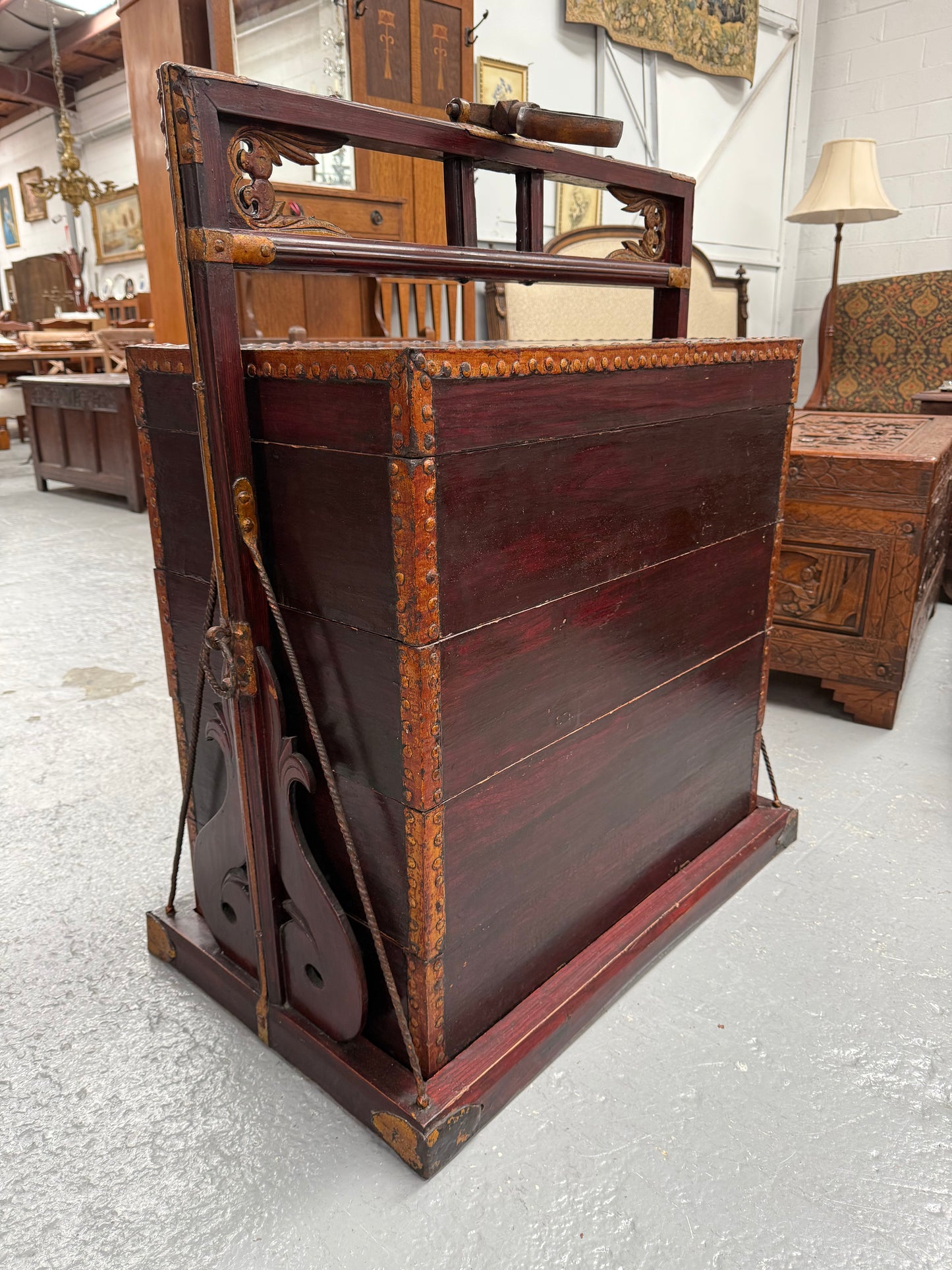 Antique Chinese Wedding Dowry Marraige Chest