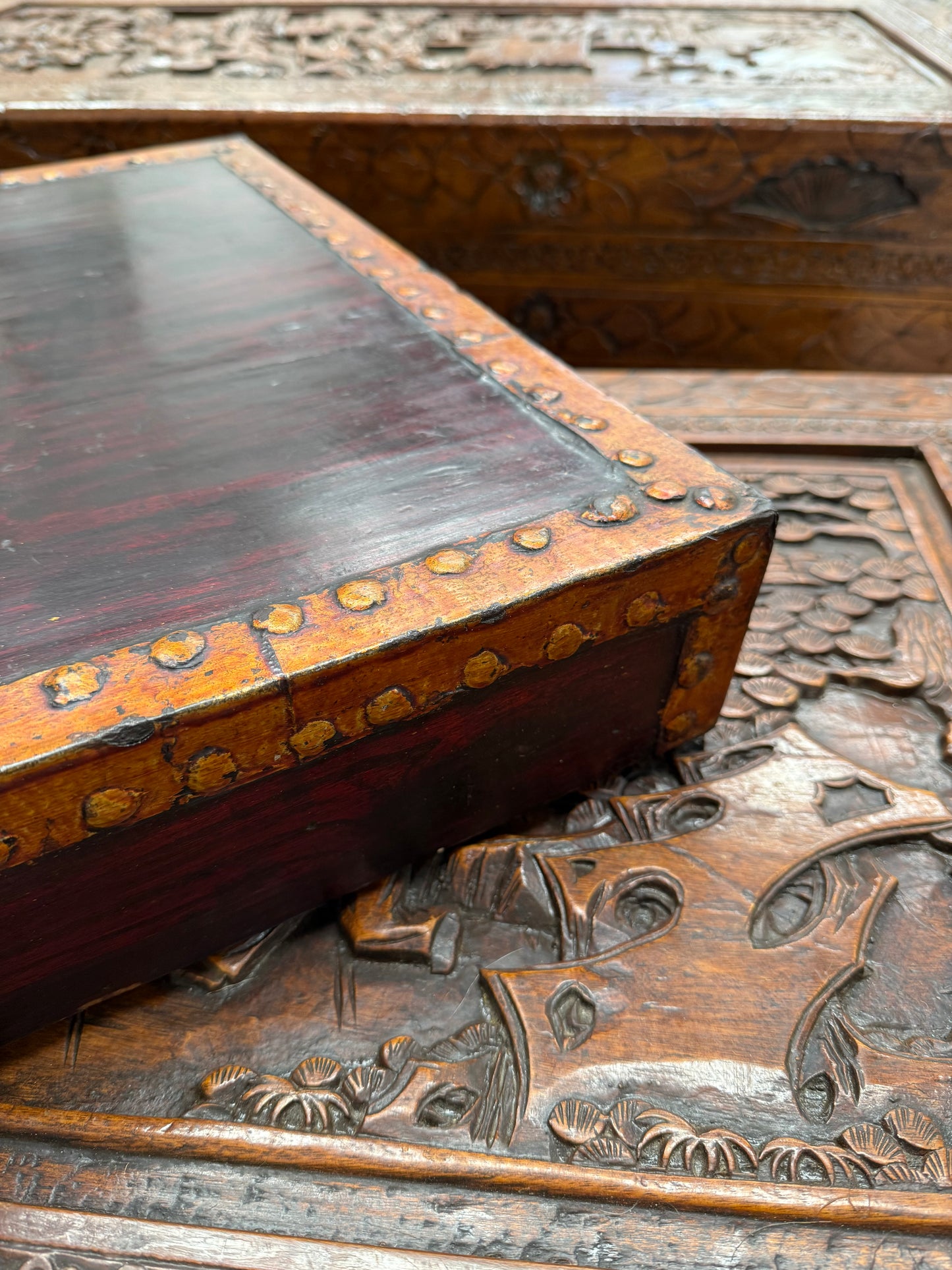 Antique Chinese Wedding Dowry Marraige Chest