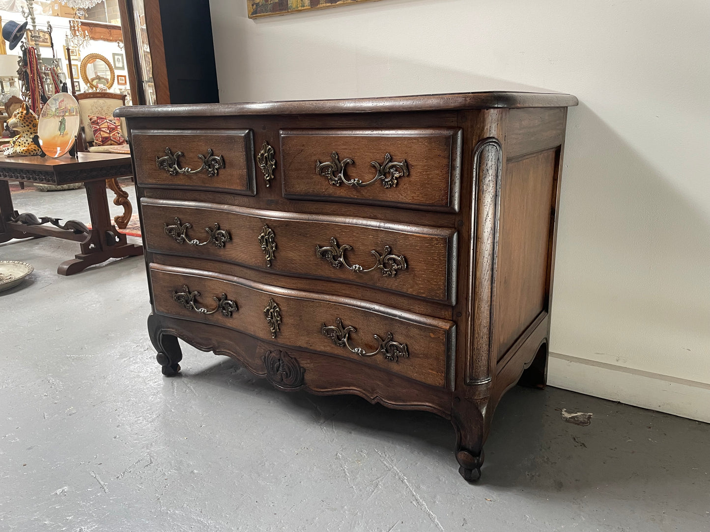 French Provincial Oak Chest of Drawers
