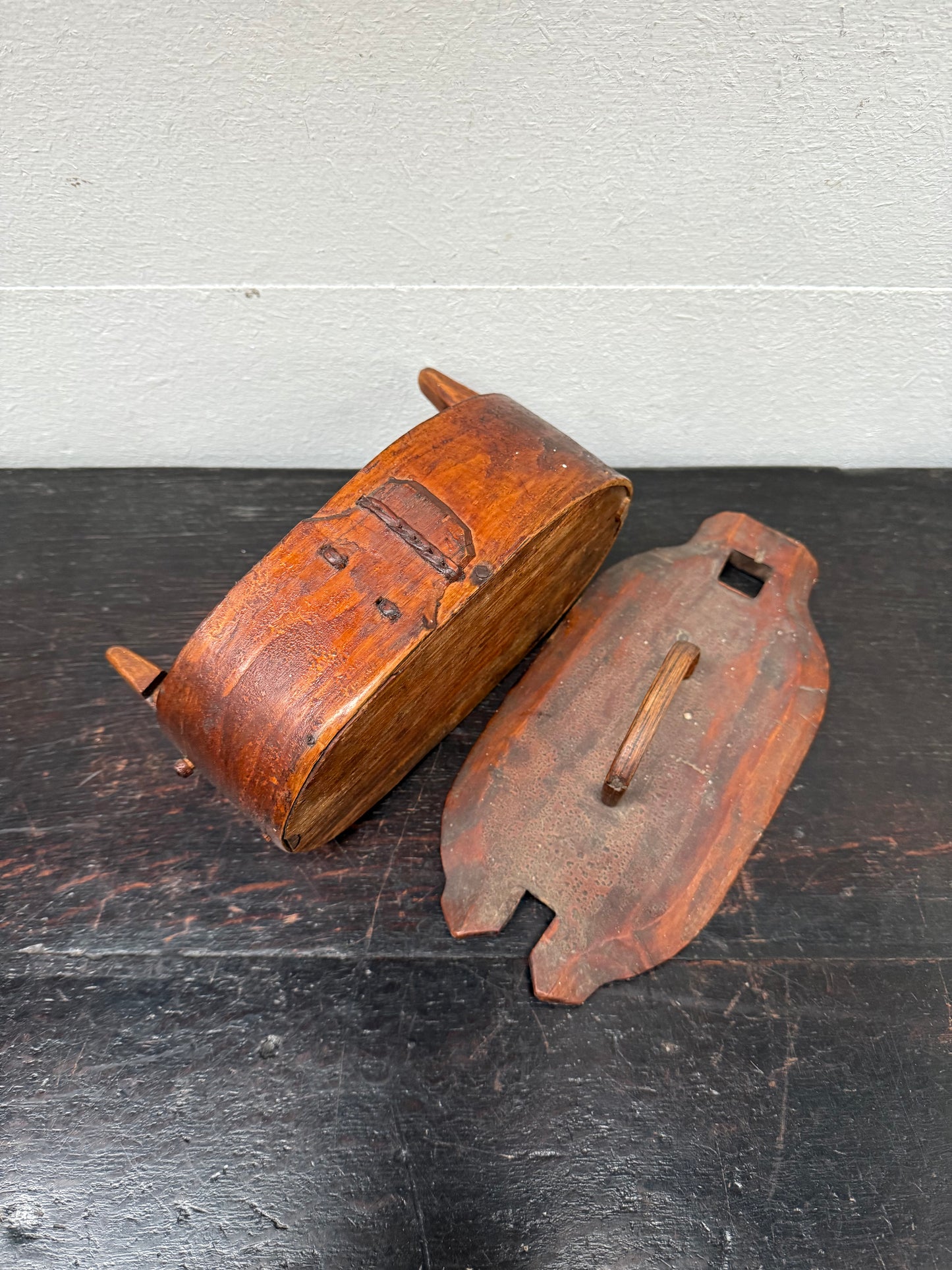 Antique Danish/Norwegian Bentwood Trinket Box