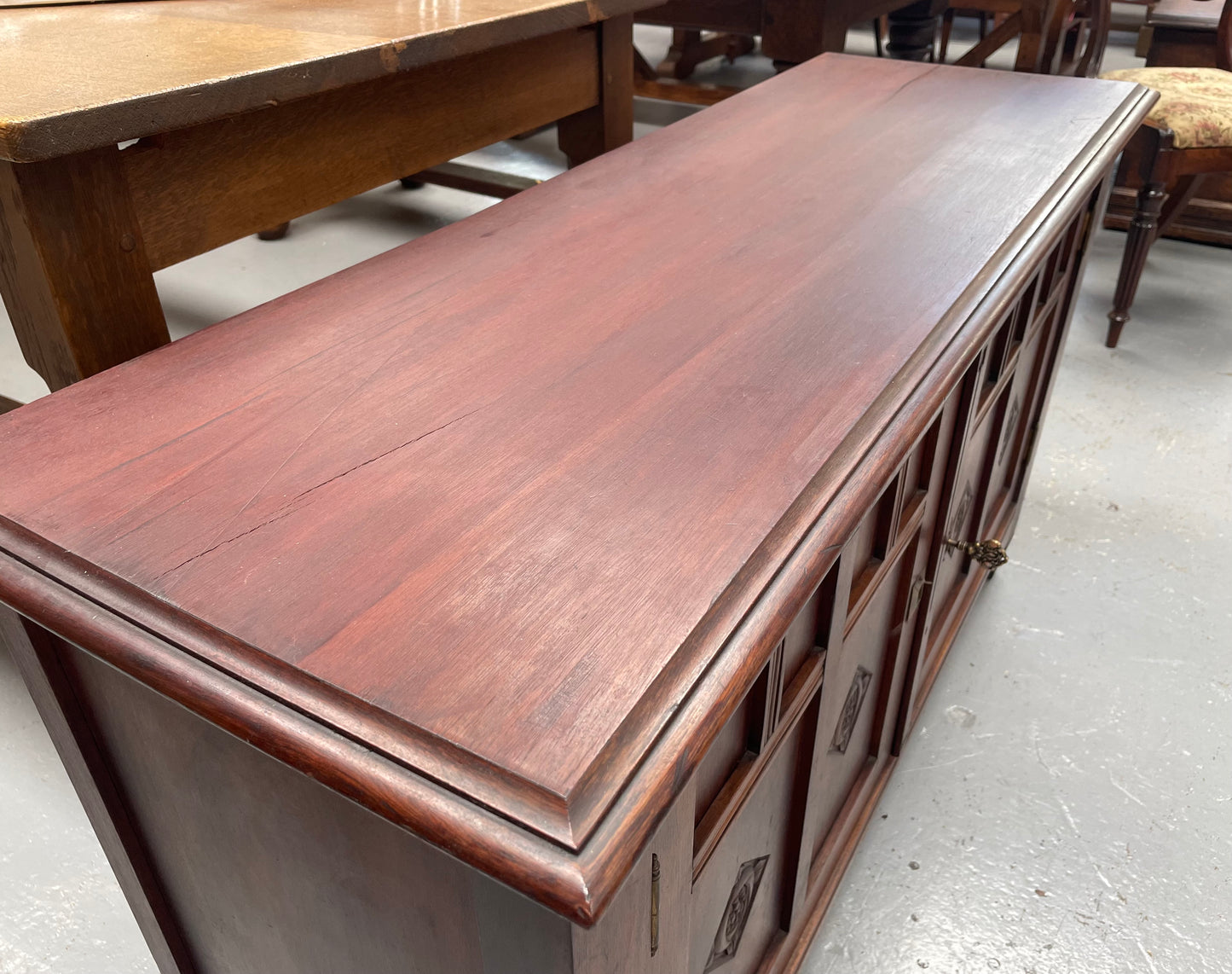 Arts & Crafts French Walnut Cabinet