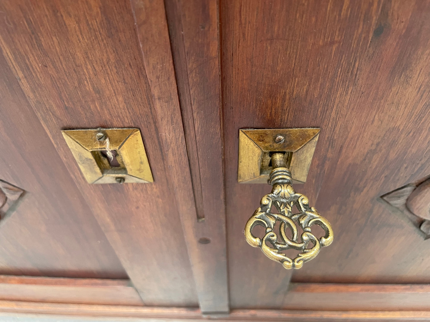 Arts & Crafts French Walnut Cabinet
