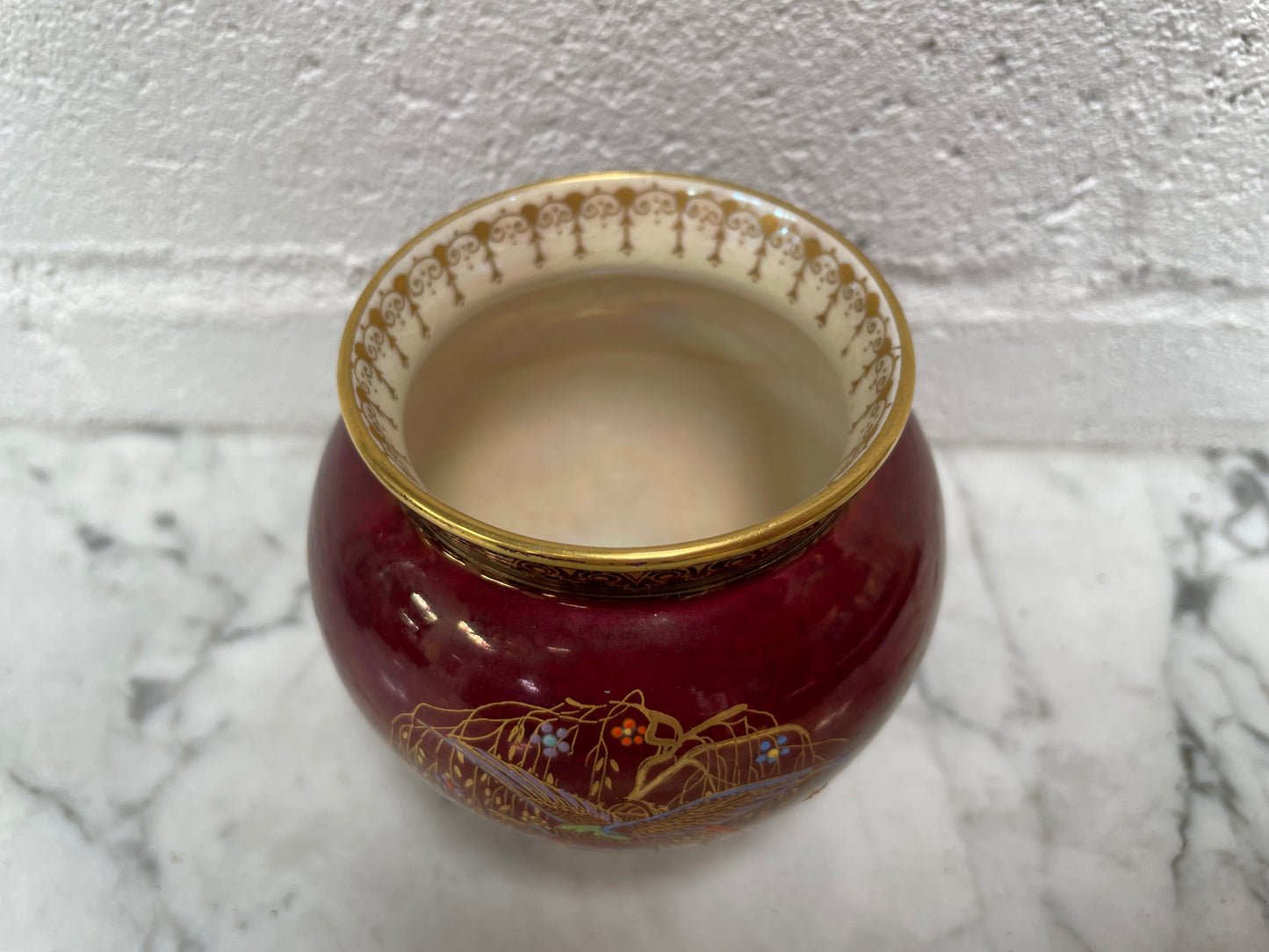 Carlton Ware Rouge Royale Bird Of Paradise