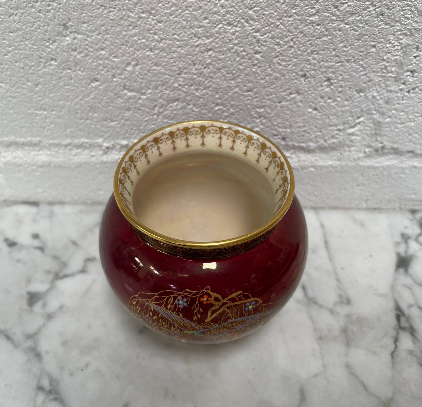 Carlton Ware Rouge Royale Bird Of Paradise