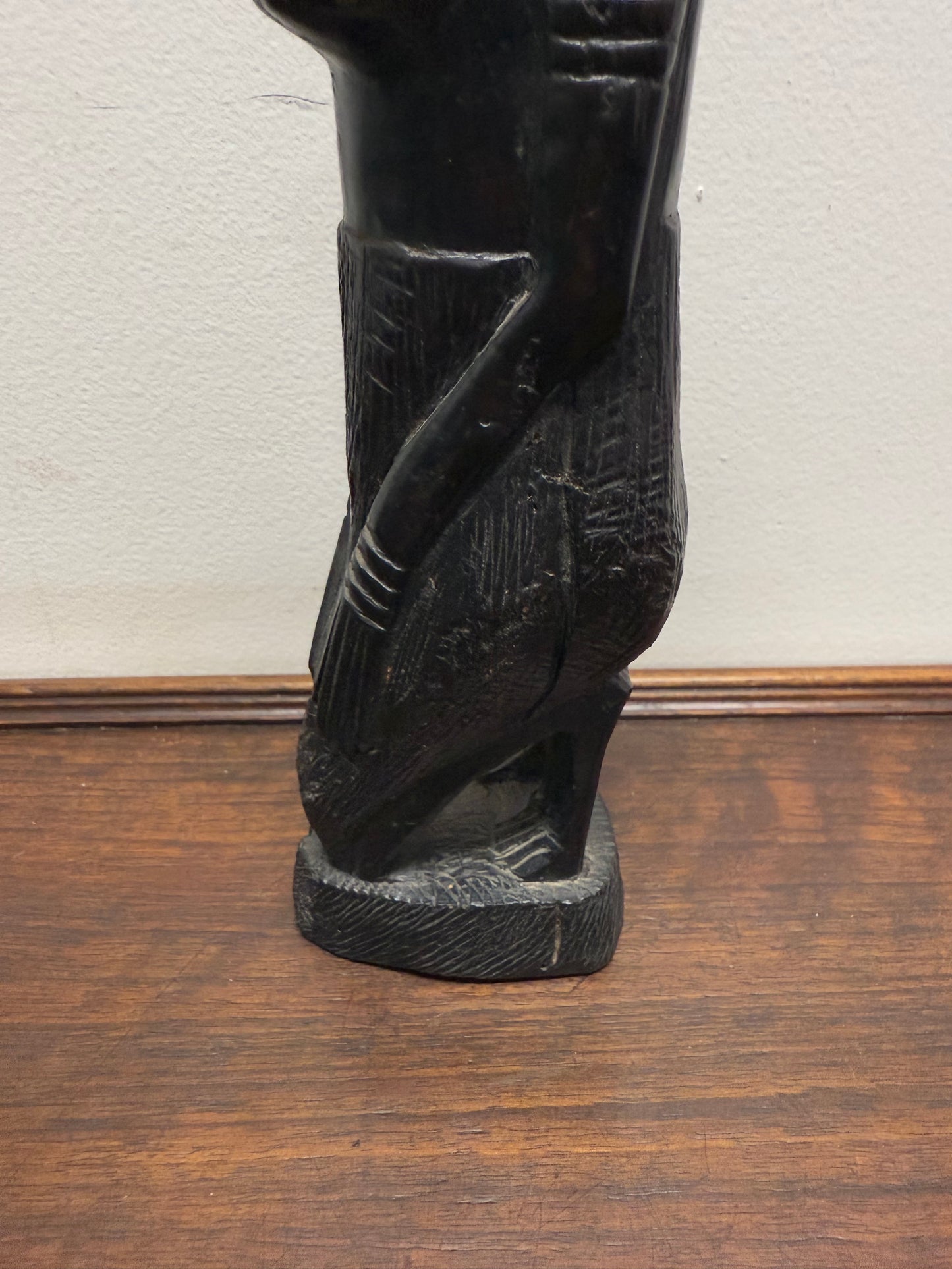 Vintage Hand Carved Ebony Wooden Statue