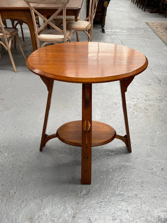 Rare Early Australian Blackwood Arts & Crafts Side Table