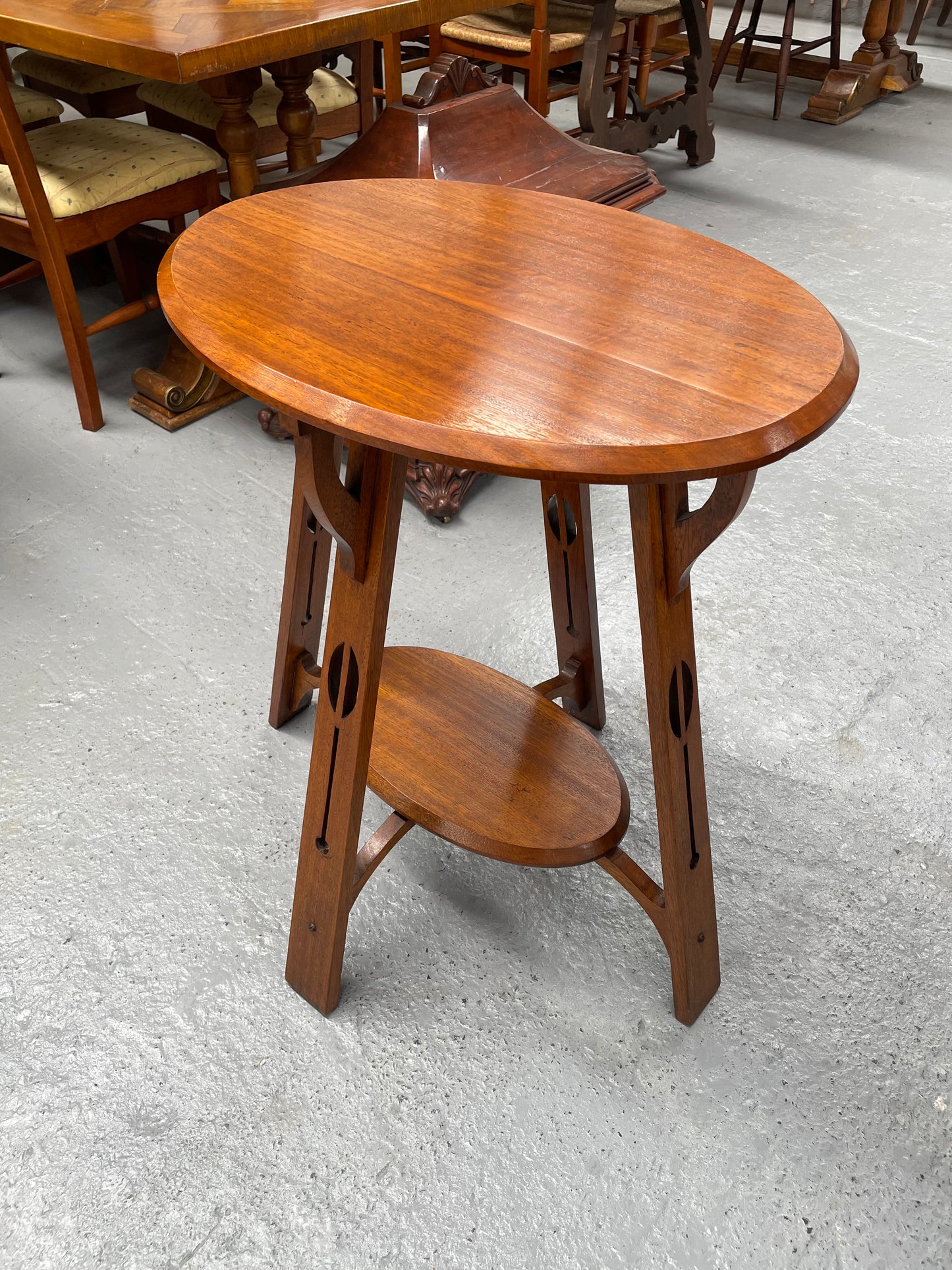Rare Early Australian Blackwood Arts & Crafts Side Table