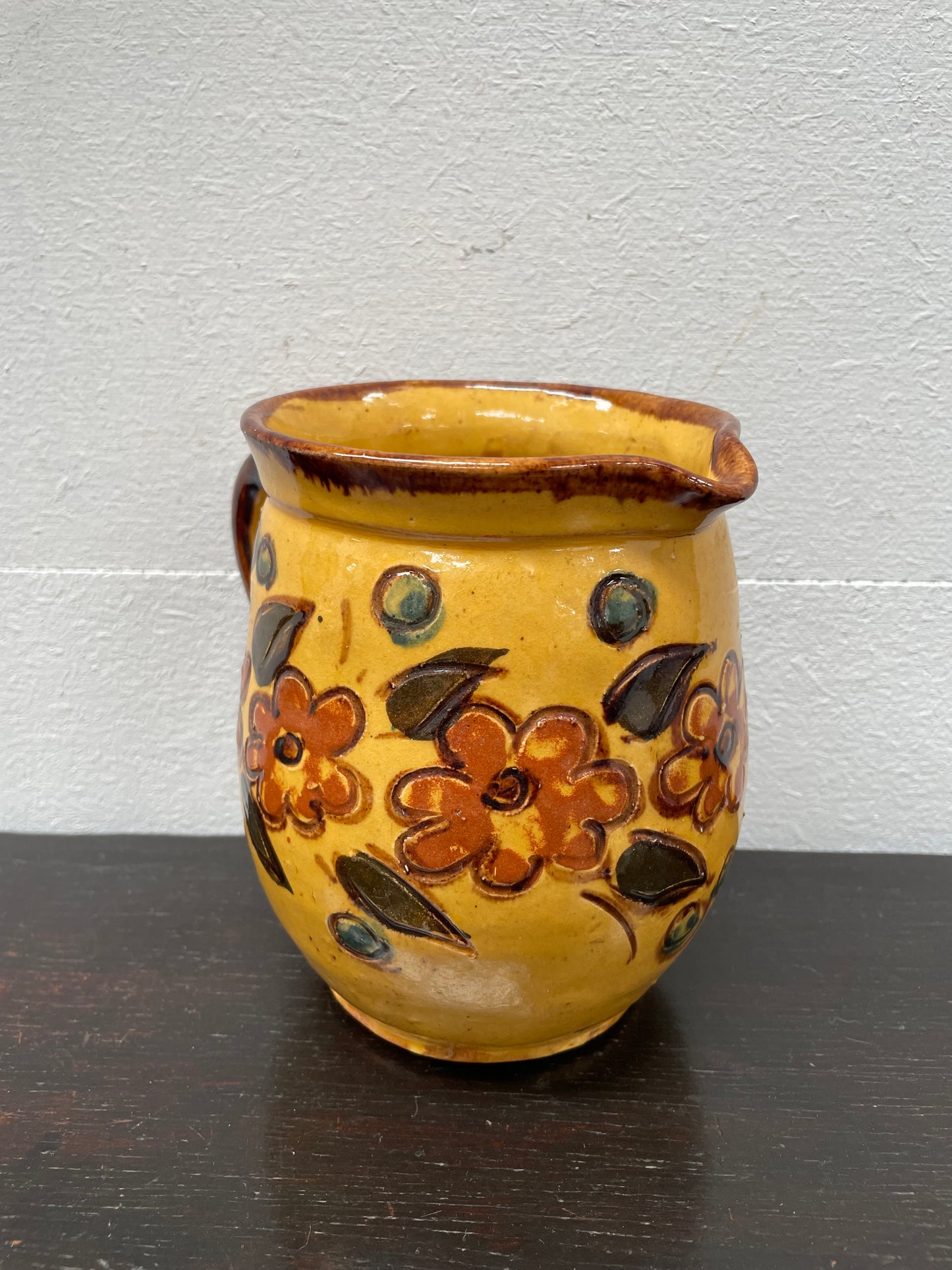 Antique French Majolica Jug